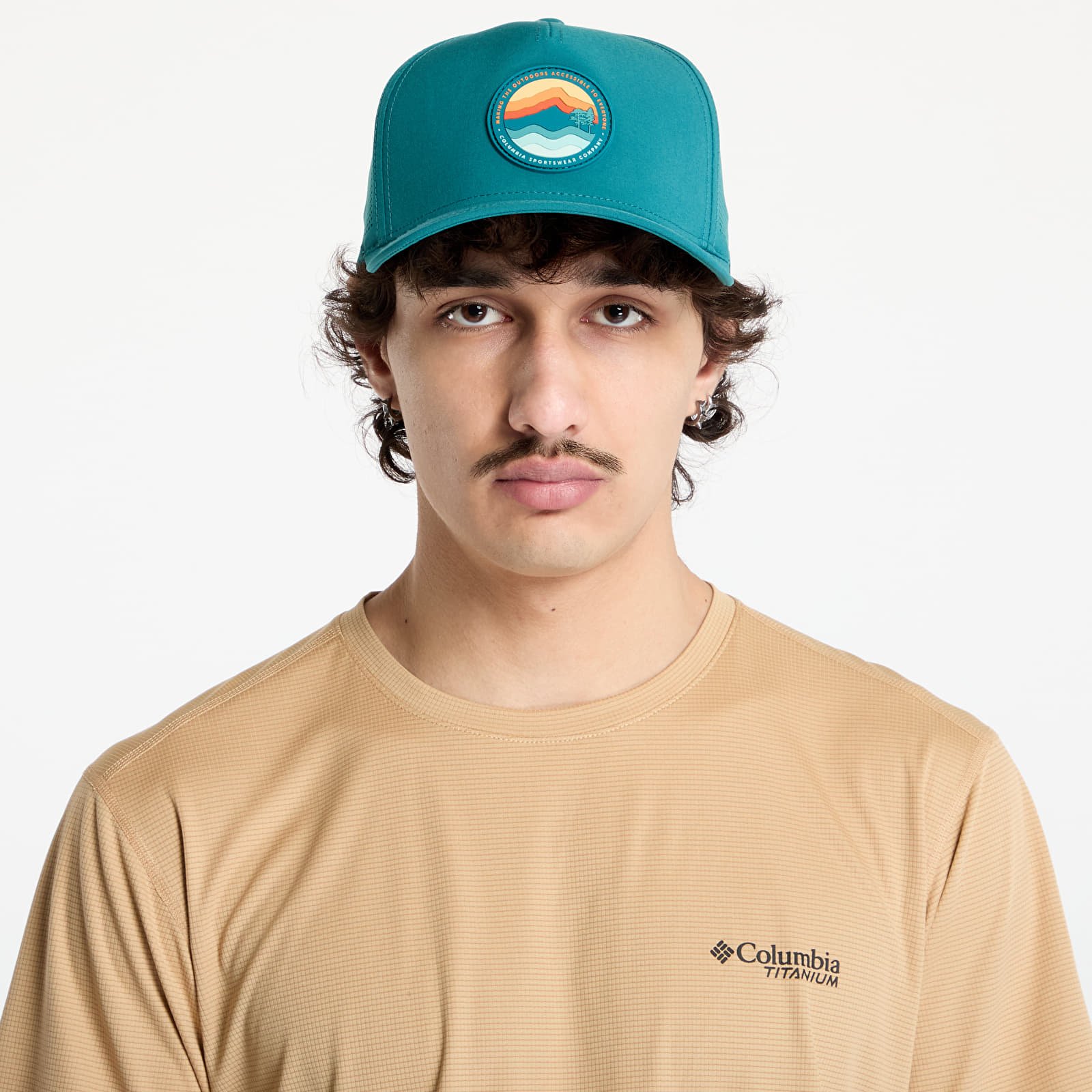 Gorras Columbia Mountaincap™ 3D Stretch Snap Back River Blue/ Circular Linescape