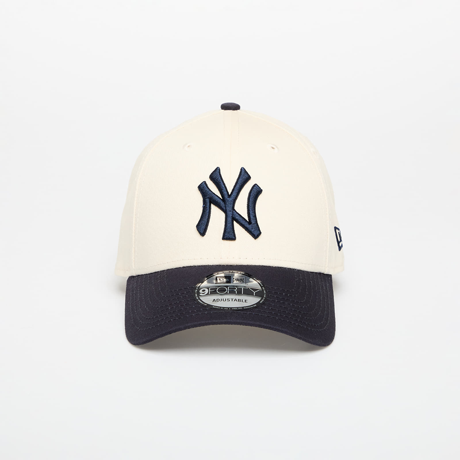 Capac New Era MLB Colour Block 9FORTY New York Yankees Light Cream/ Navy Universal