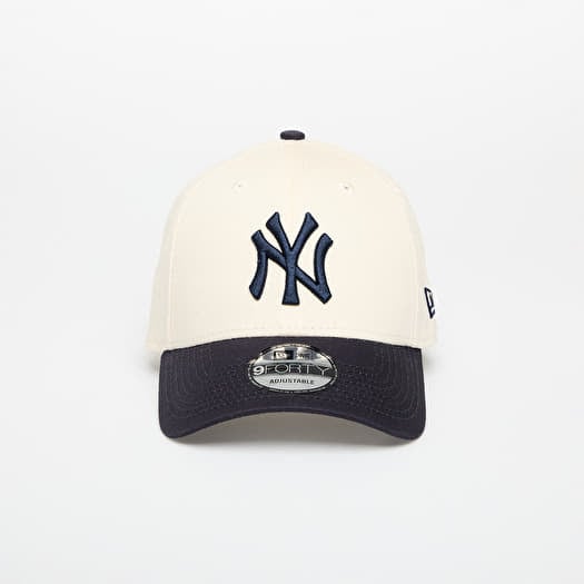 Cap New Era MLB Colour Block 9FORTY New York Yankees Light Cream/ Navy