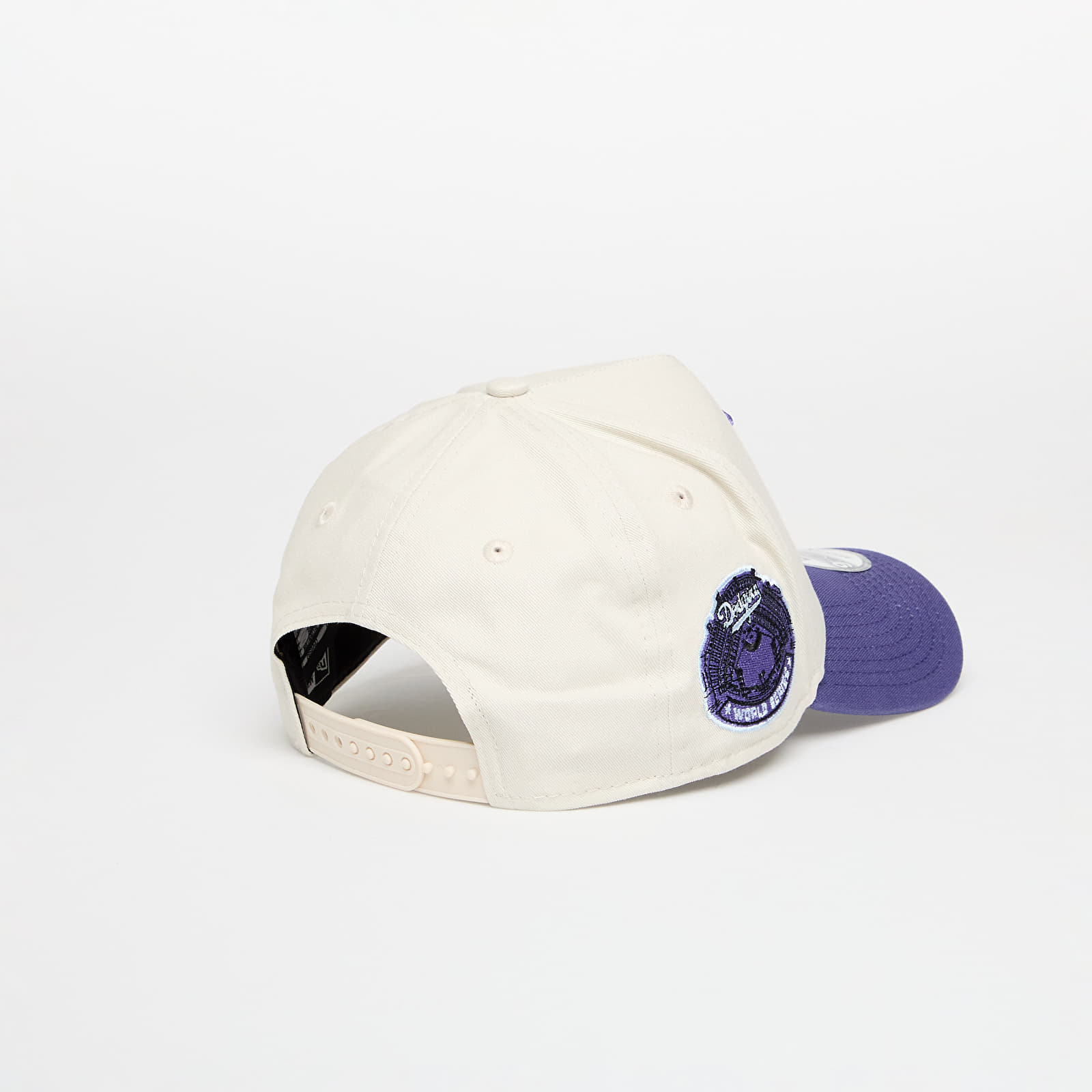 Gorras New Era Aframe MLB Ws Patch Los Angeles Dodgers Ivory/ Purple