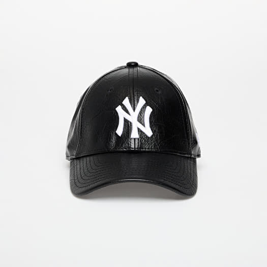 Cap New Era MLB Crinkled Pu 9FORTY New York Yankees Black/ White