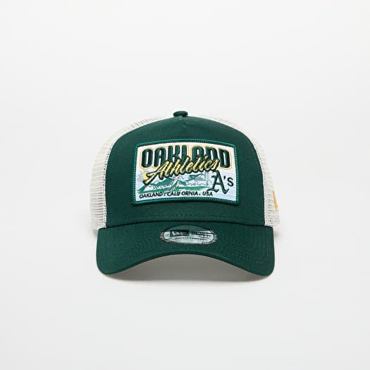Cap New Era 9FORTY Af Trucker MLB Patch Oakland Athletics Dark Green