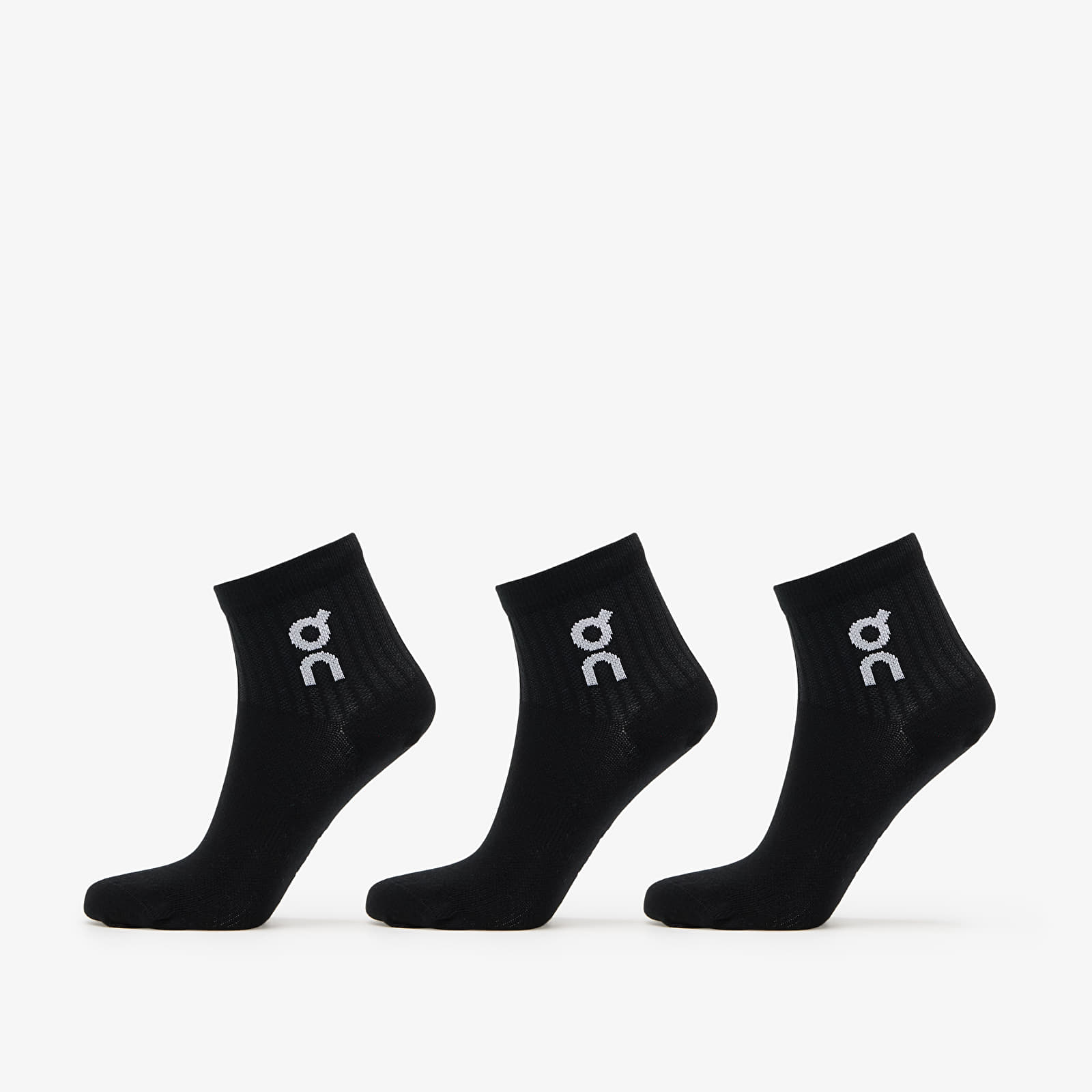 Men's socks On Logo Sock Mid 3-Pack Black