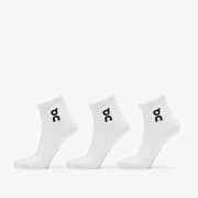 On Logo Sock Mid 3-Pack White