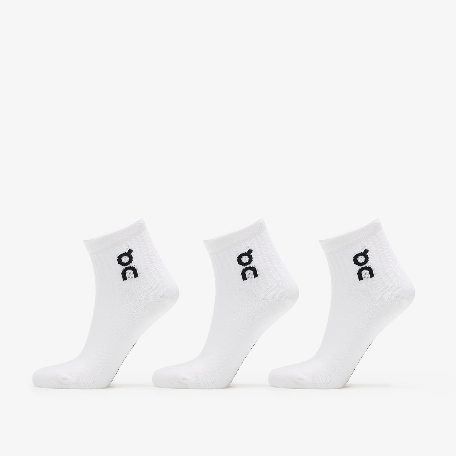 Meeste sokid On Logo Sock Mid 3-Pack White