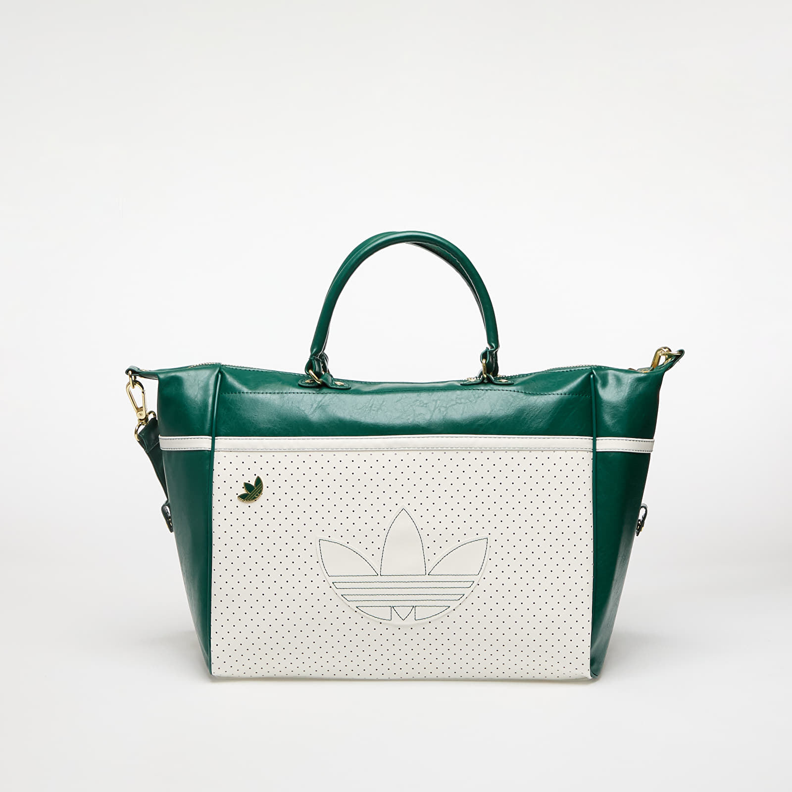 Bolsos bandolera adidas Bowling Bag Off White/ Collegiate Green