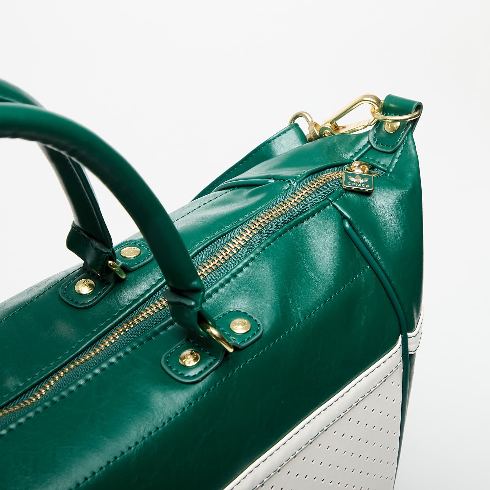 Bolsos bandolera adidas Bowling Bag Off White/ Collegiate Green