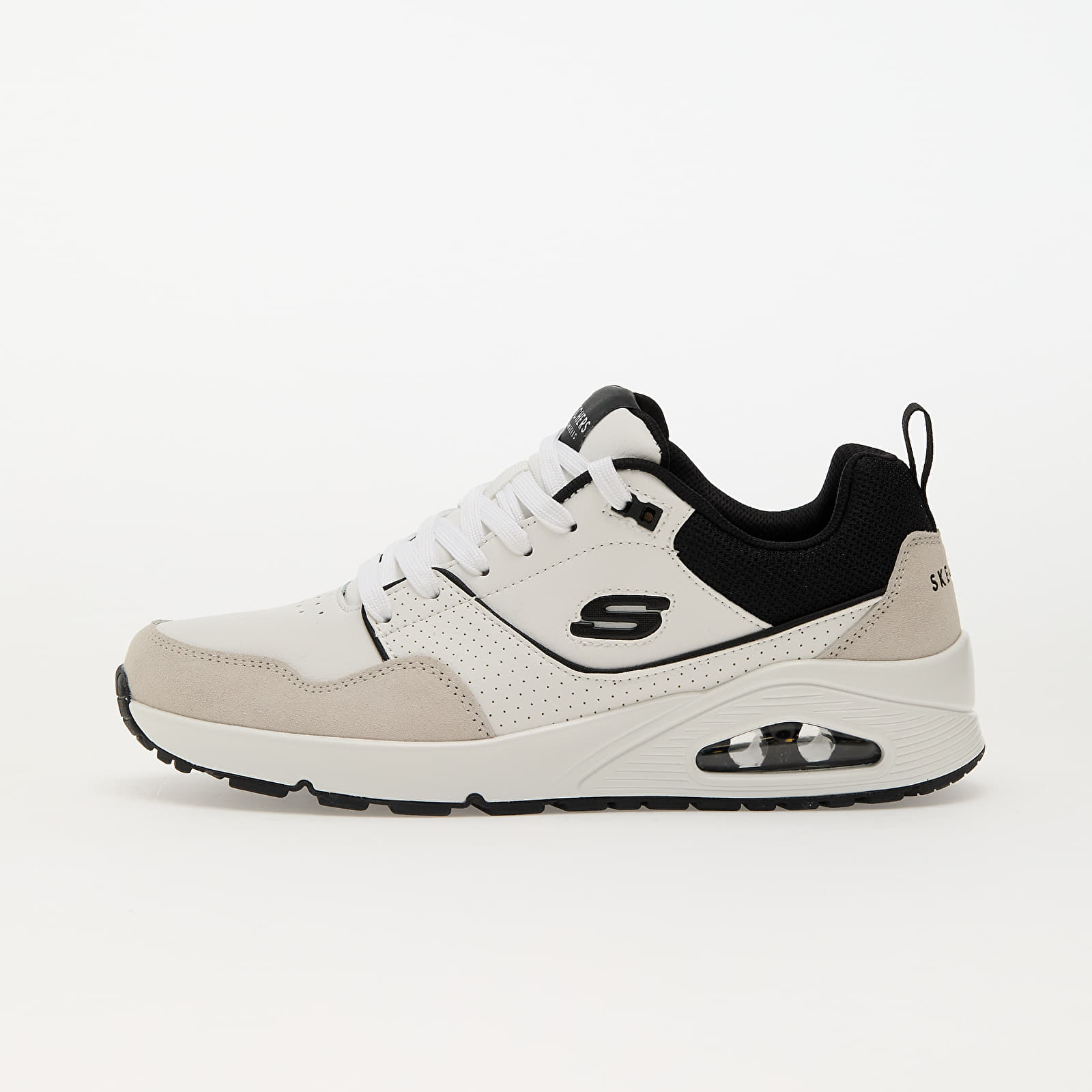 Zapatillas Hombre Skechers Uno - Retro One White/ Black