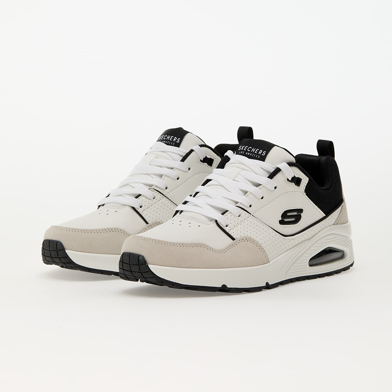 Zapatillas Hombre Skechers Uno - Retro One White/ Black