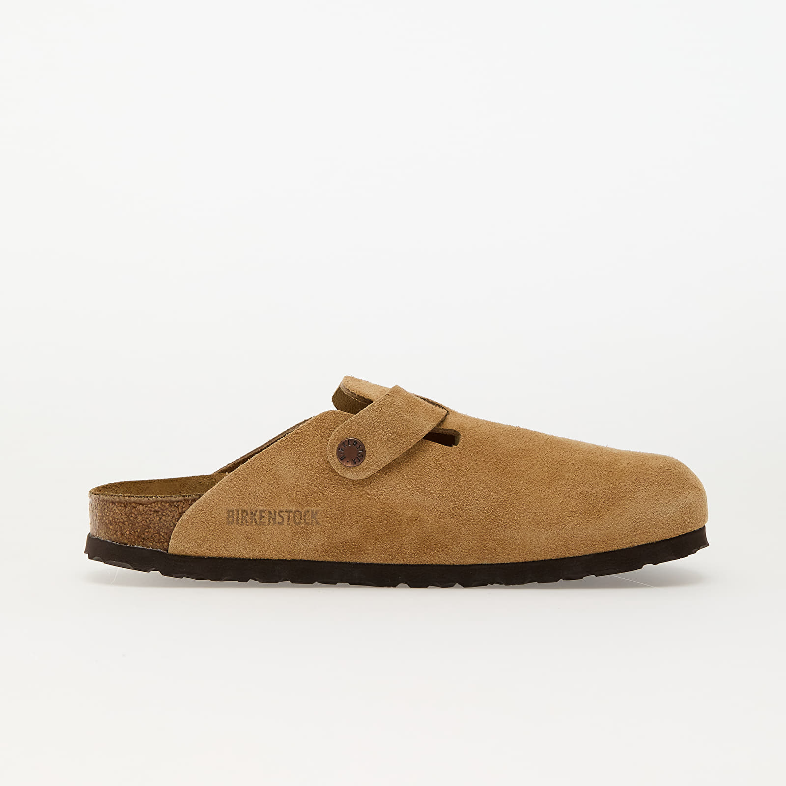 Zapatillas mujer Birkenstock Boston Suede Leather Latte Cream