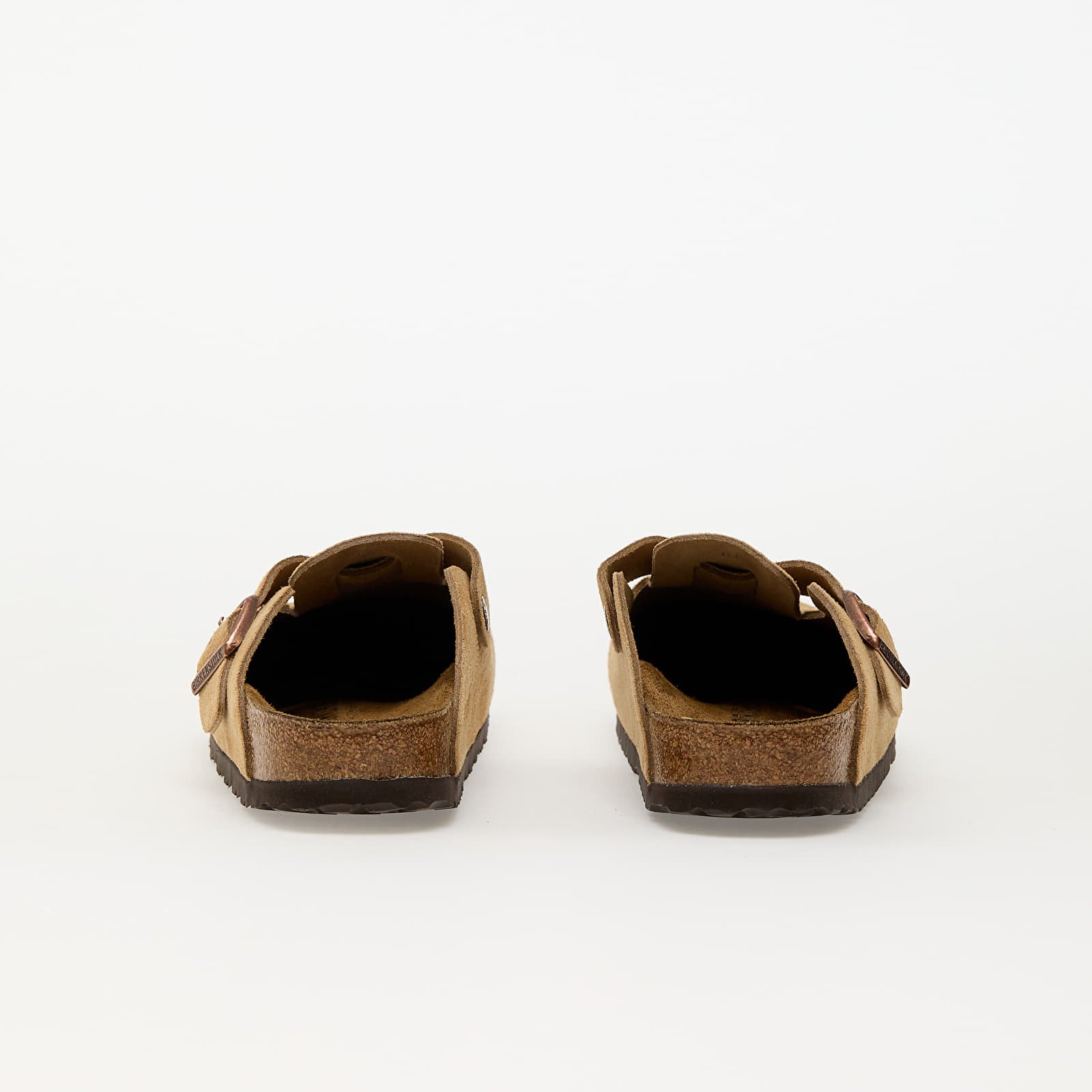 Zapatillas mujer Birkenstock Boston Suede Leather Latte Cream