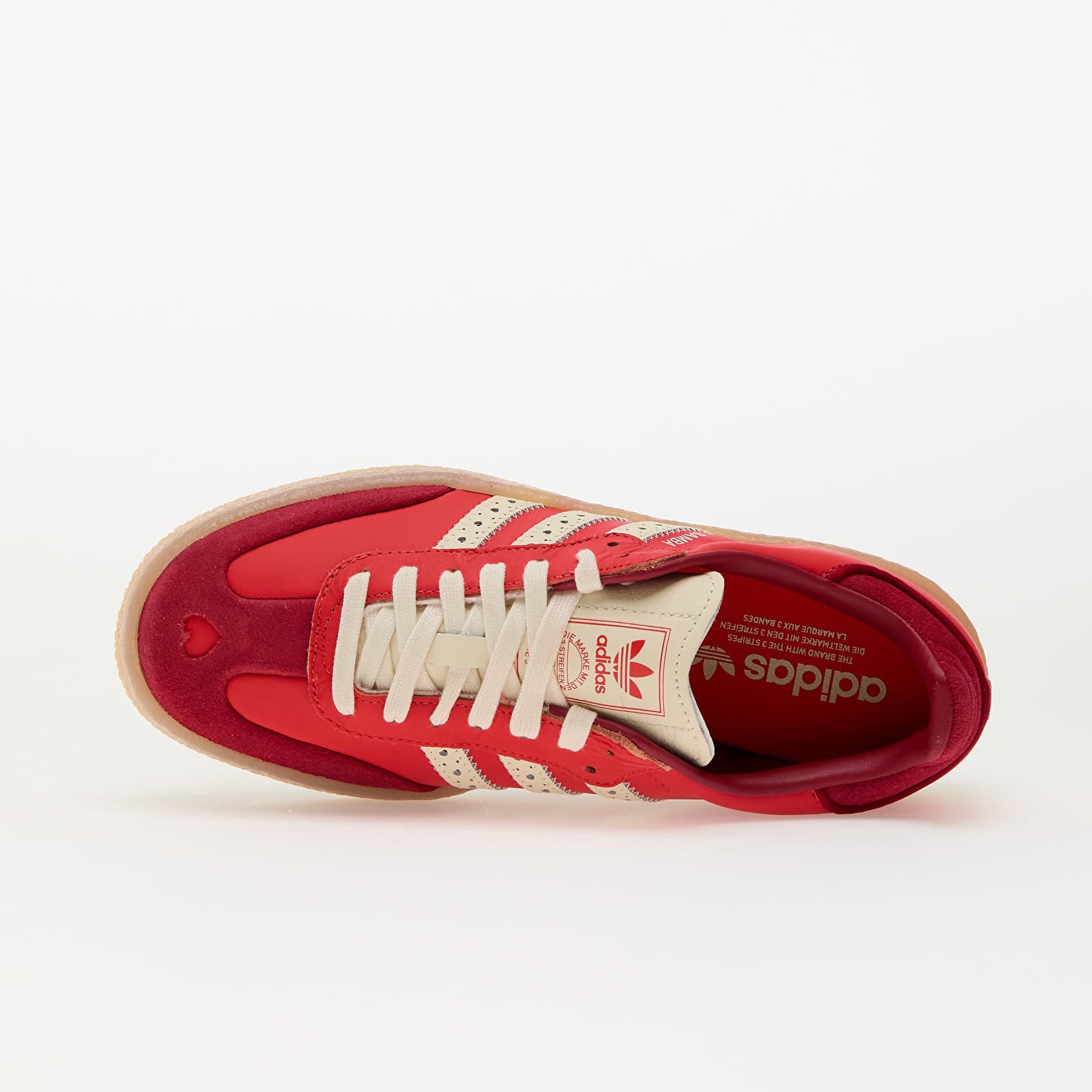 Women's sneakers and shoes adidas Sambae W Bright Red/ Crew White/ Team Victory Red