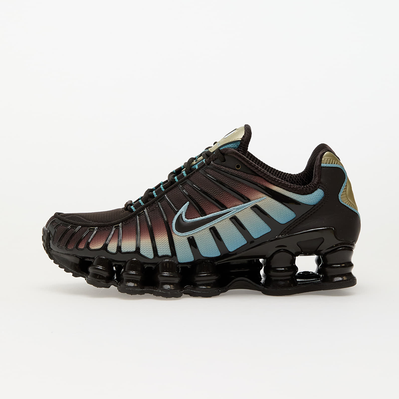 Жіноче взуття Nike W Shox TL Velvet Brown/ Denim Turq-Desert Khaki