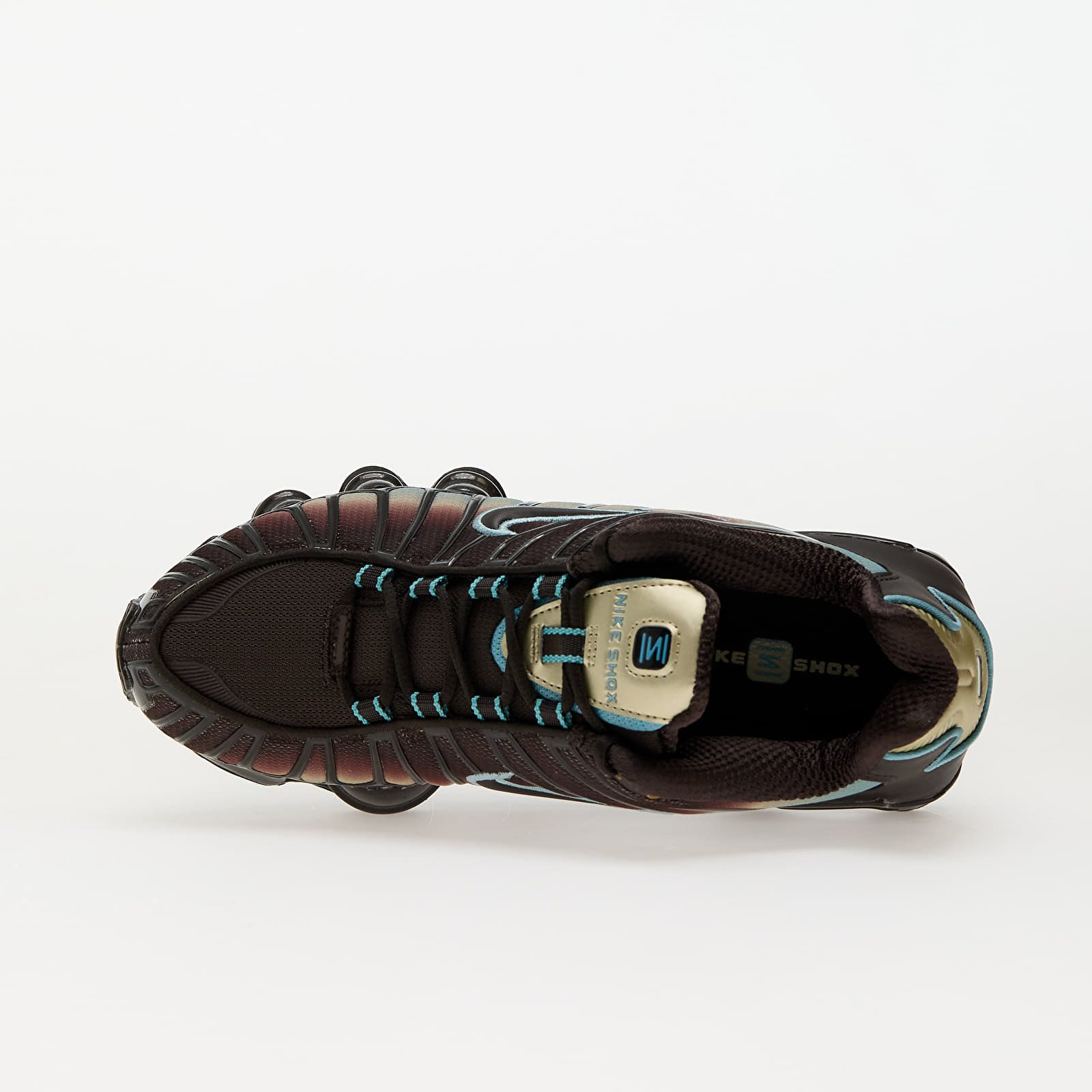 Жіноче взуття Nike W Shox TL Velvet Brown/ Denim Turq-Desert Khaki