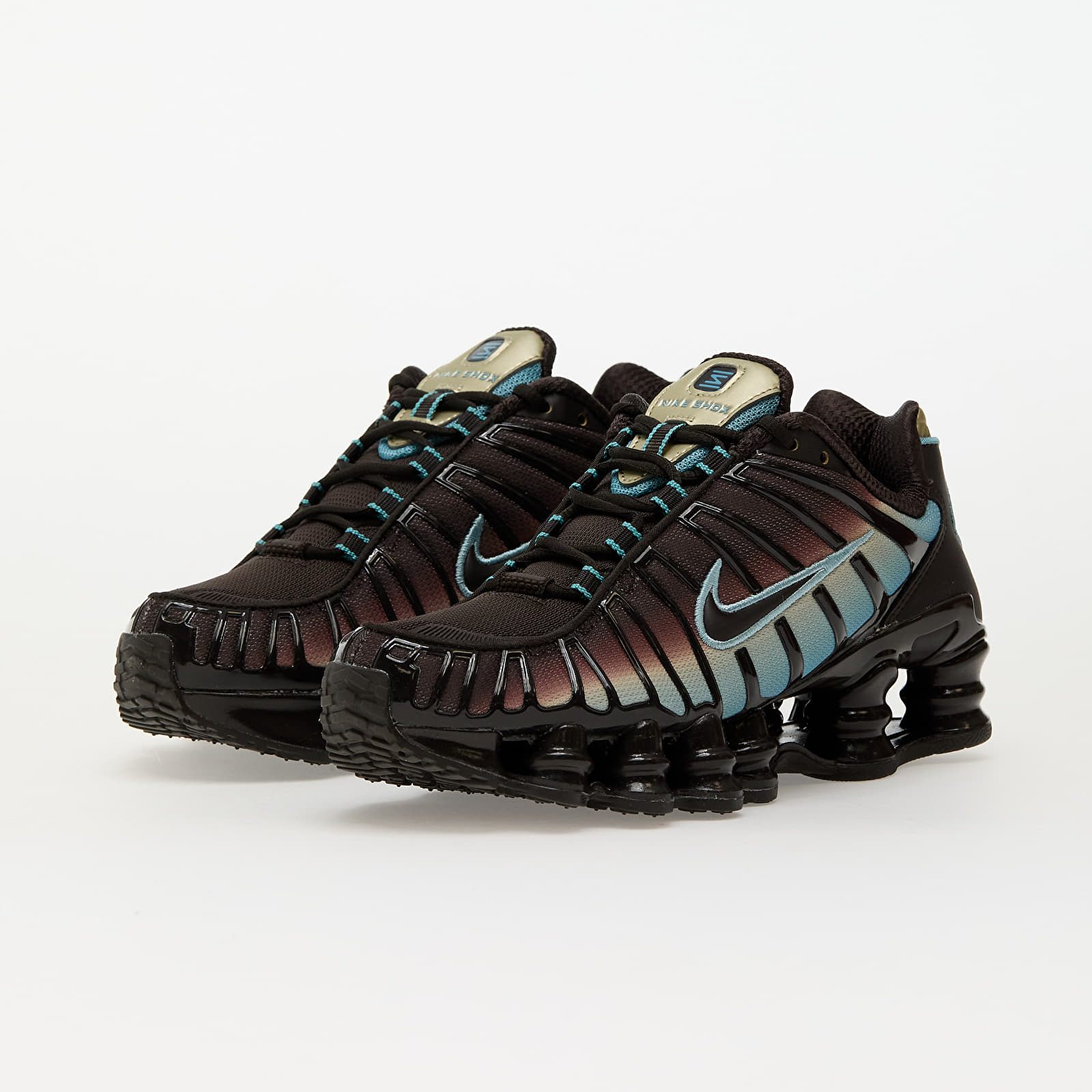 Жіноче взуття Nike W Shox TL Velvet Brown/ Denim Turq-Desert Khaki