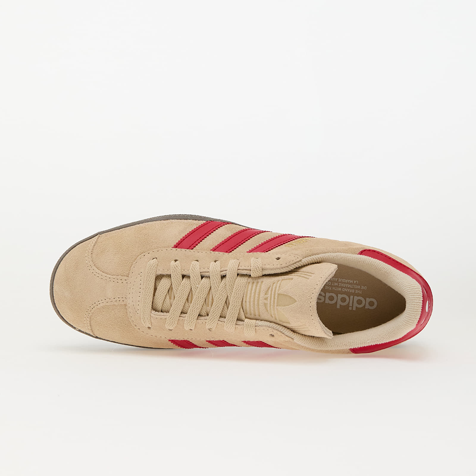 Meeste tossud ja kingad adidas Gazelle Sand Strata/ Better Scarlet/ Ftw White