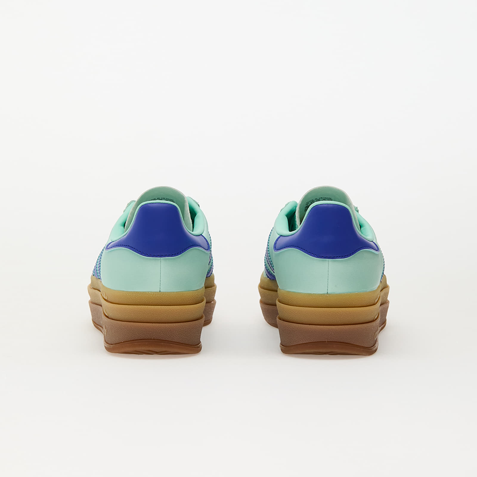 Zapatillas mujer adidas Gazelle Bold W Clear Mint/ Lucid Blue/ Gold Metallic