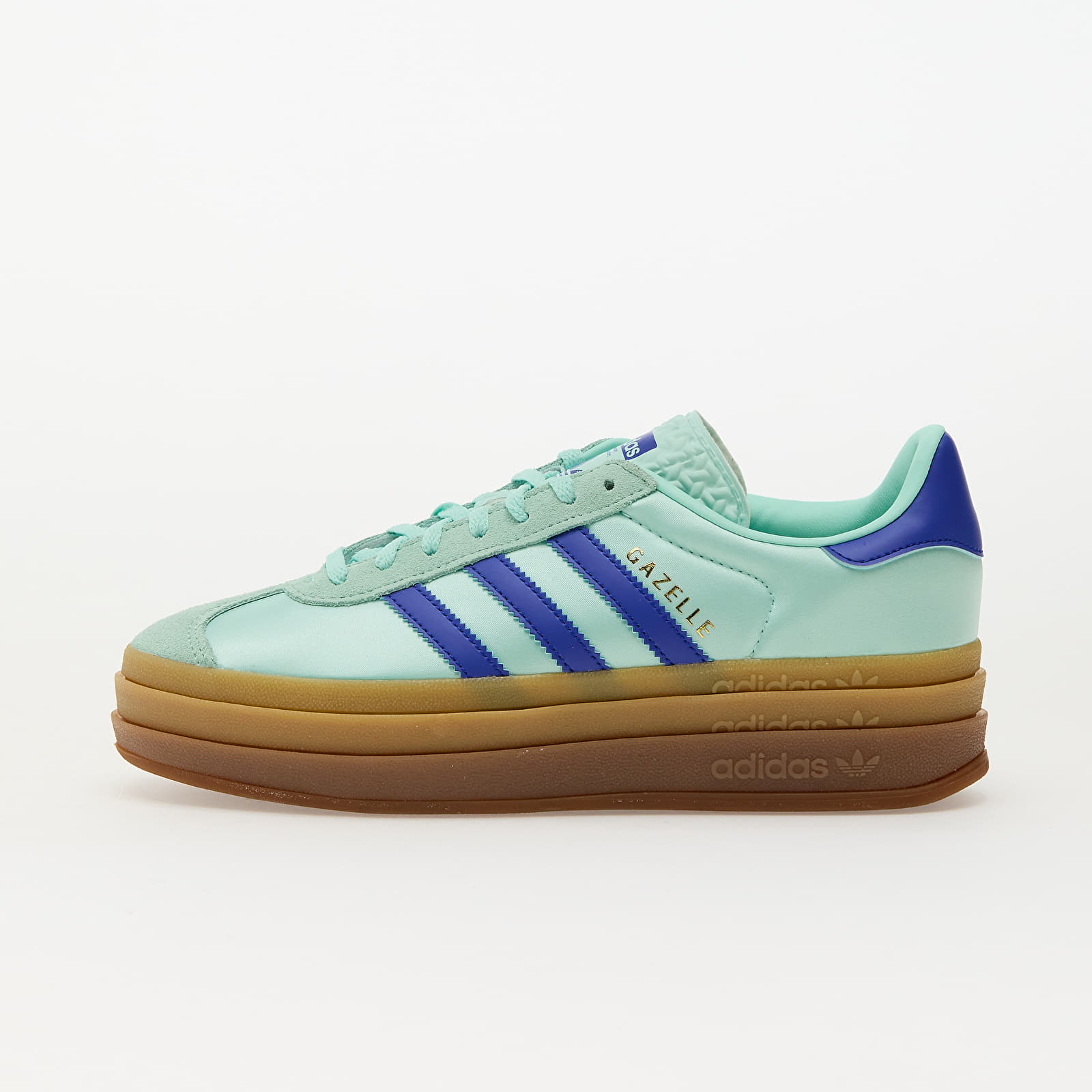 Zapatillas mujer adidas Gazelle Bold W Clear Mint/ Lucid Blue/ Gold Metallic