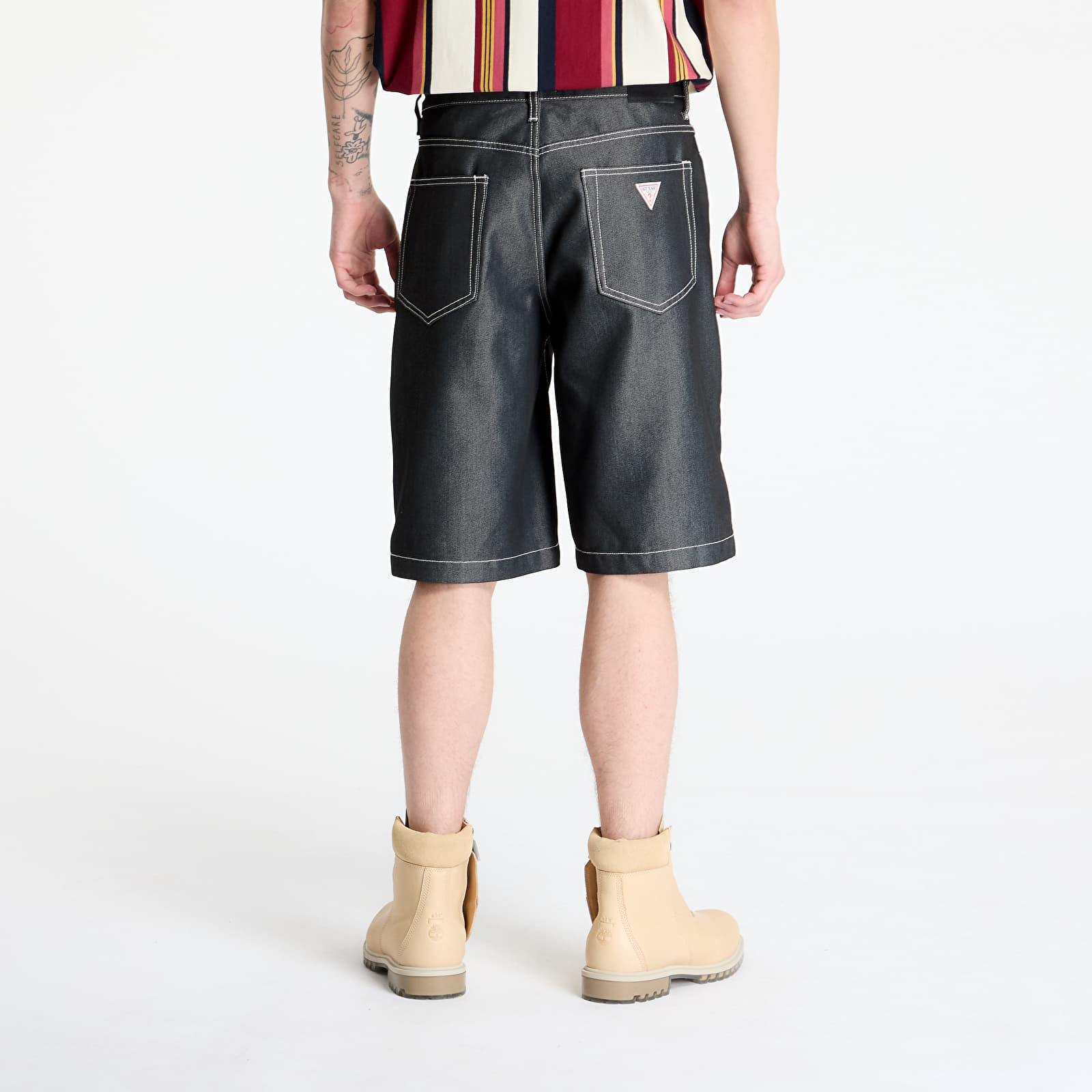 Shorts Guess Originals Baggy Denim Short Go Metallic Grey