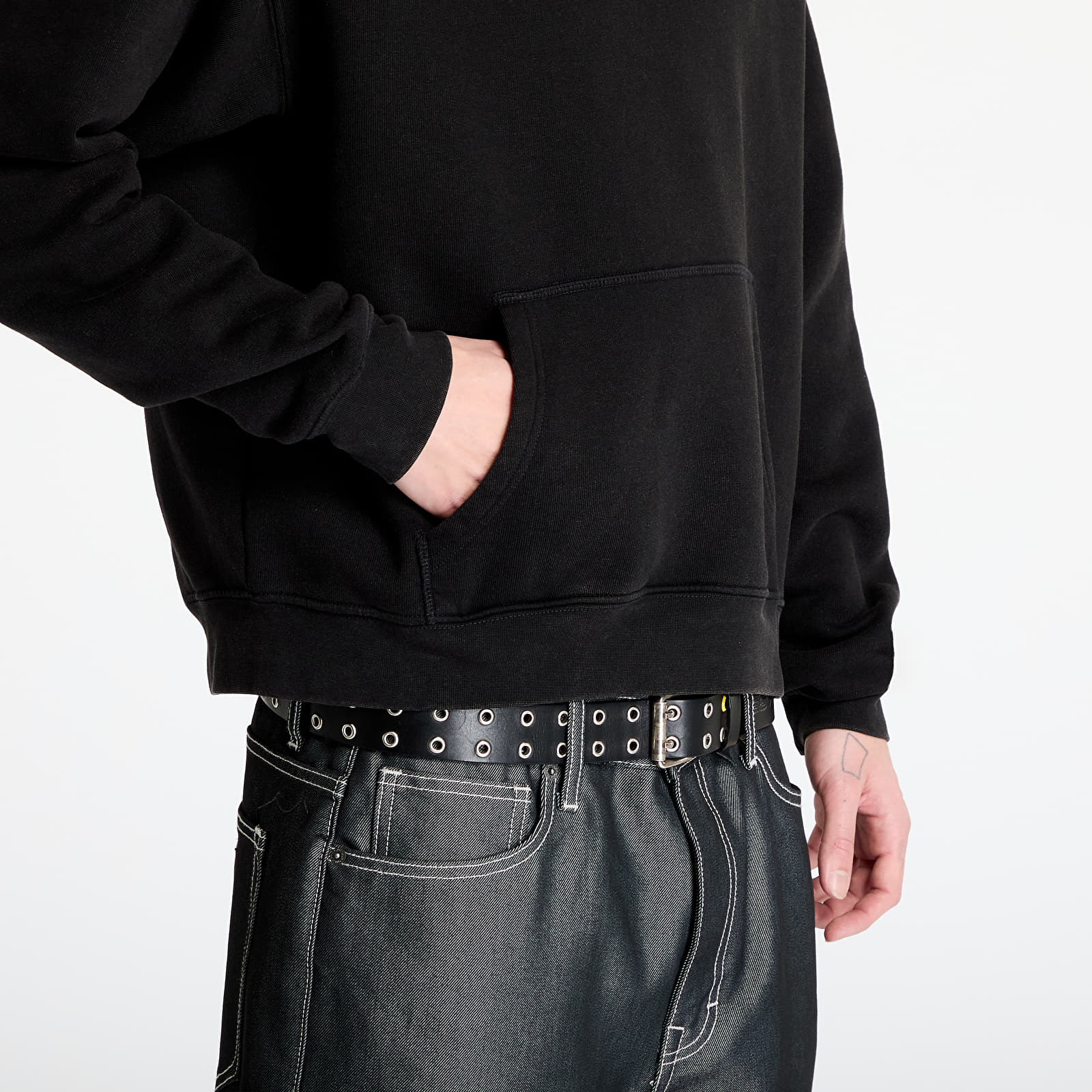 Sweatshirts Guess Originals Baker LoGuess Originals Hoodie Jet Black Multi
