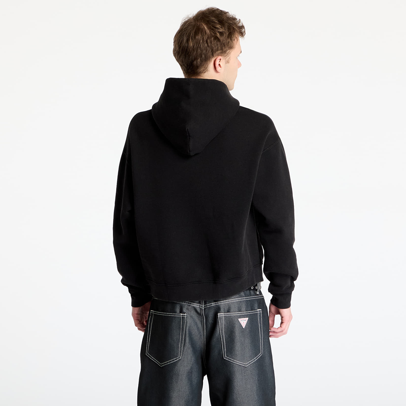 Sweatshirts Guess Originals Baker LoGuess Originals Hoodie Jet Black Multi