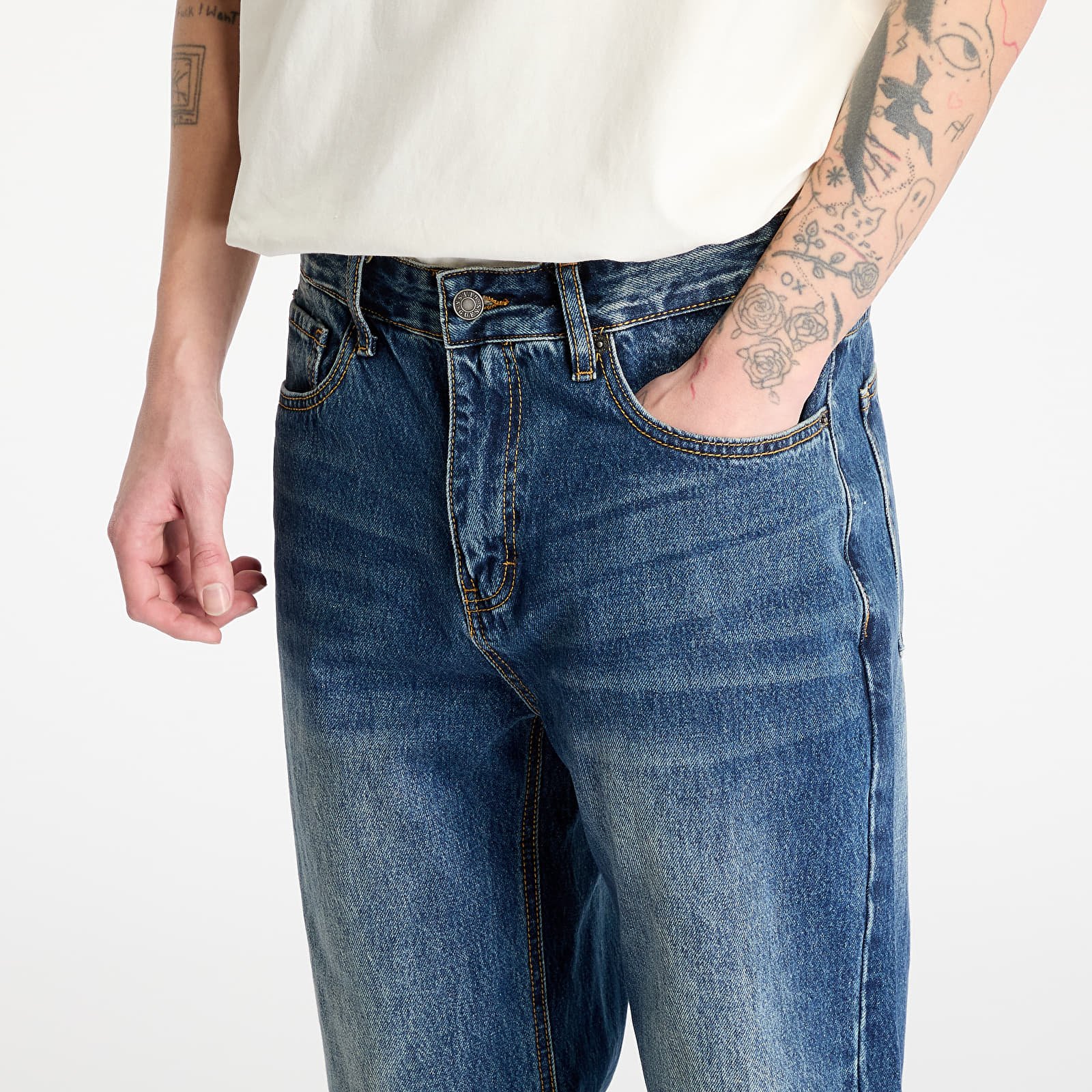 Teksad ja püksid Guess Originals Kit Baggy Pant Go Originals Dark Wash