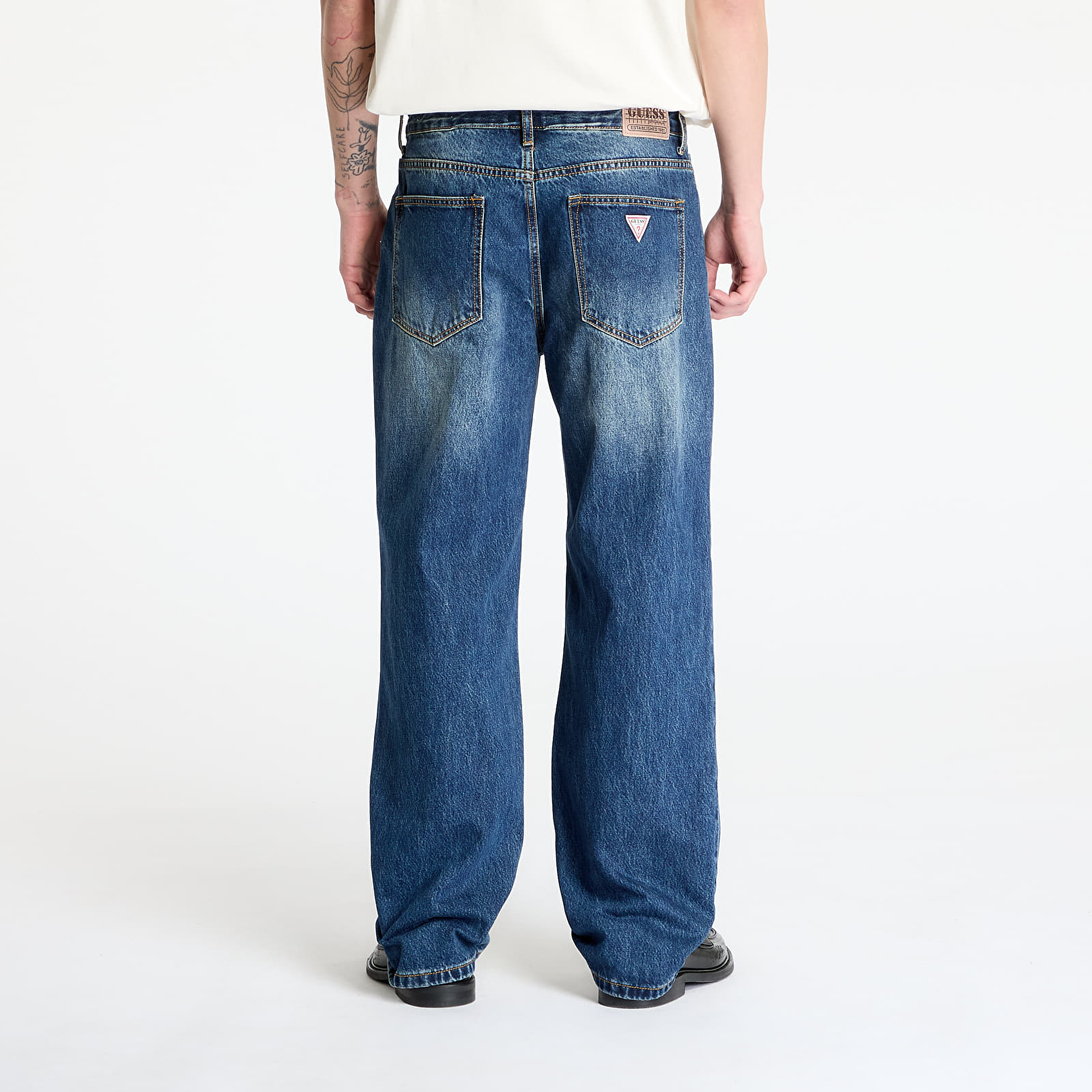 Teksad ja püksid Guess Originals Kit Baggy Pant Go Originals Dark Wash