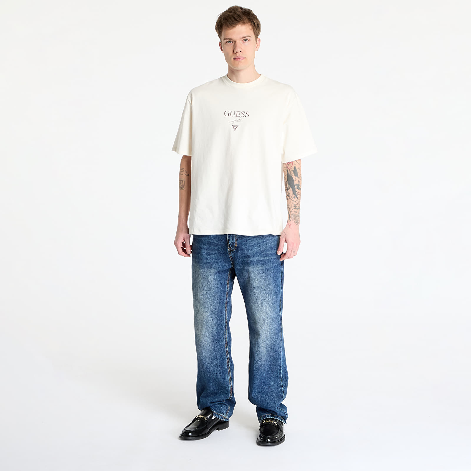 Teksad ja püksid Guess Originals Kit Baggy Pant Go Originals Dark Wash
