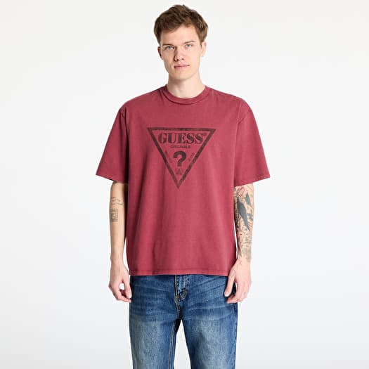 T-shirt GUESS Originals Go Vintage Triangle Tee Vino Multi
