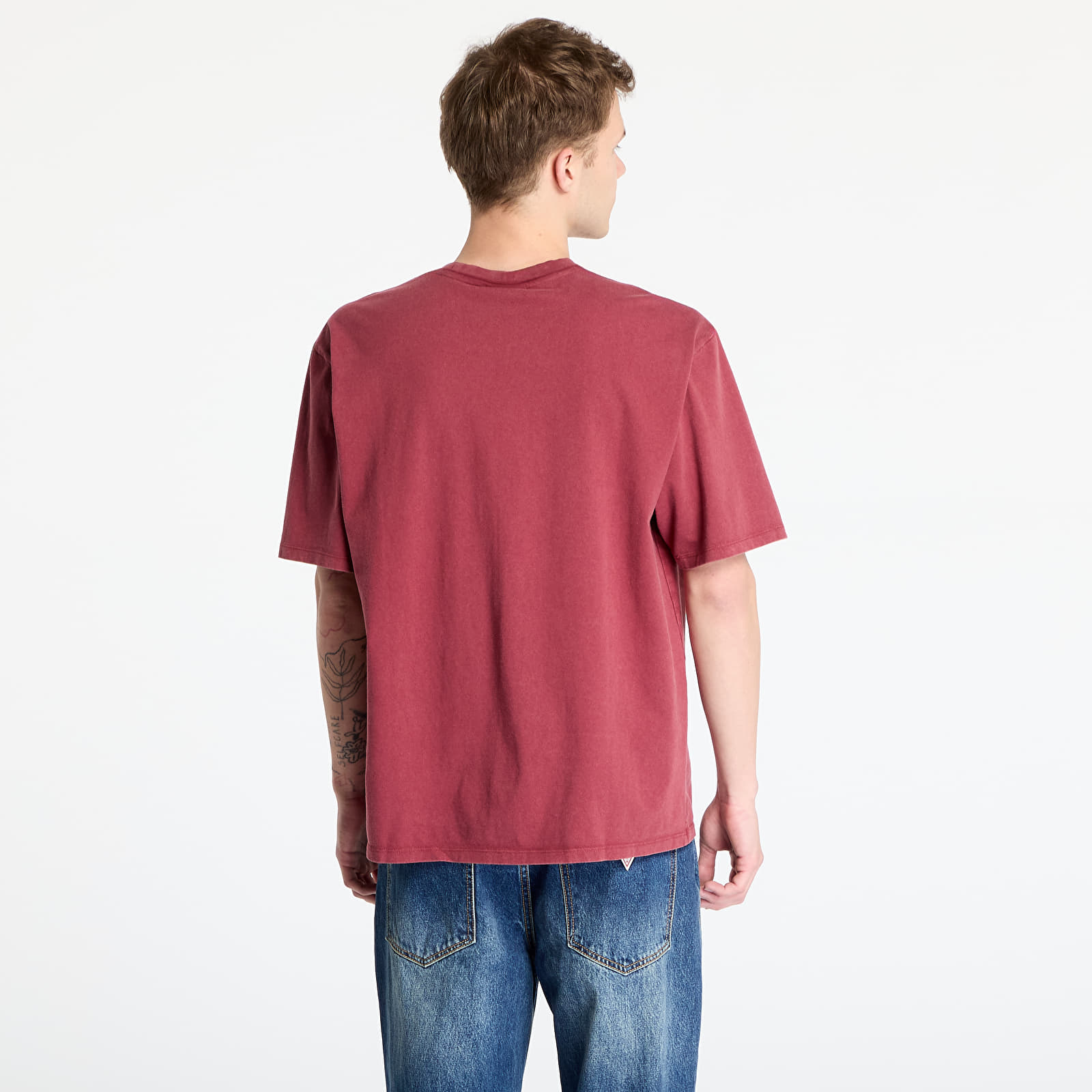 T-shirts GUESS Originals Go Vintage Triangle Tee Vino Multi