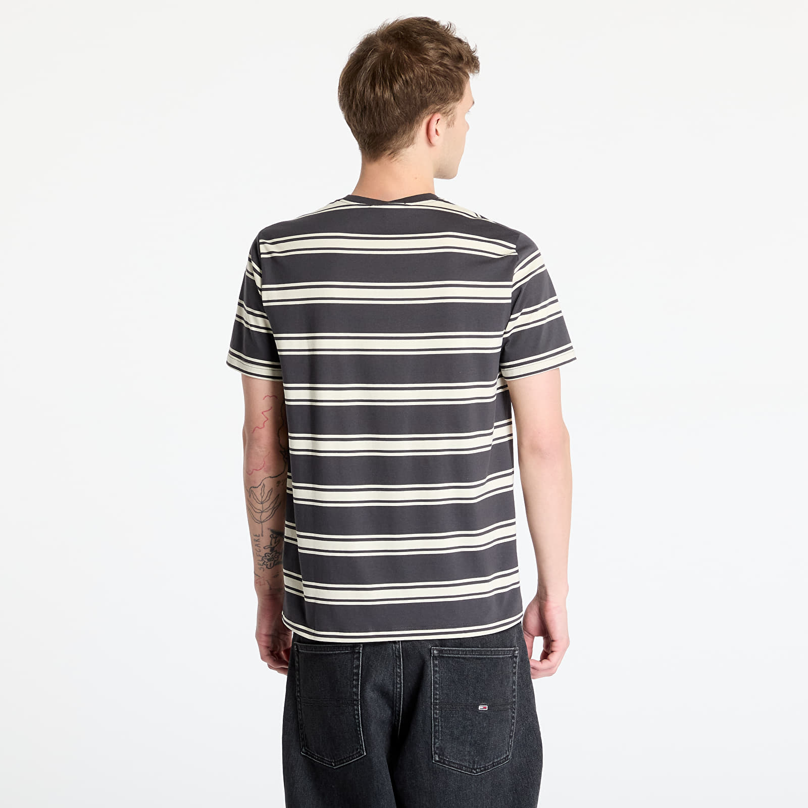 Camisetas hombre FRED PERRY Fine Stripe T-Shirt Anchor Grey