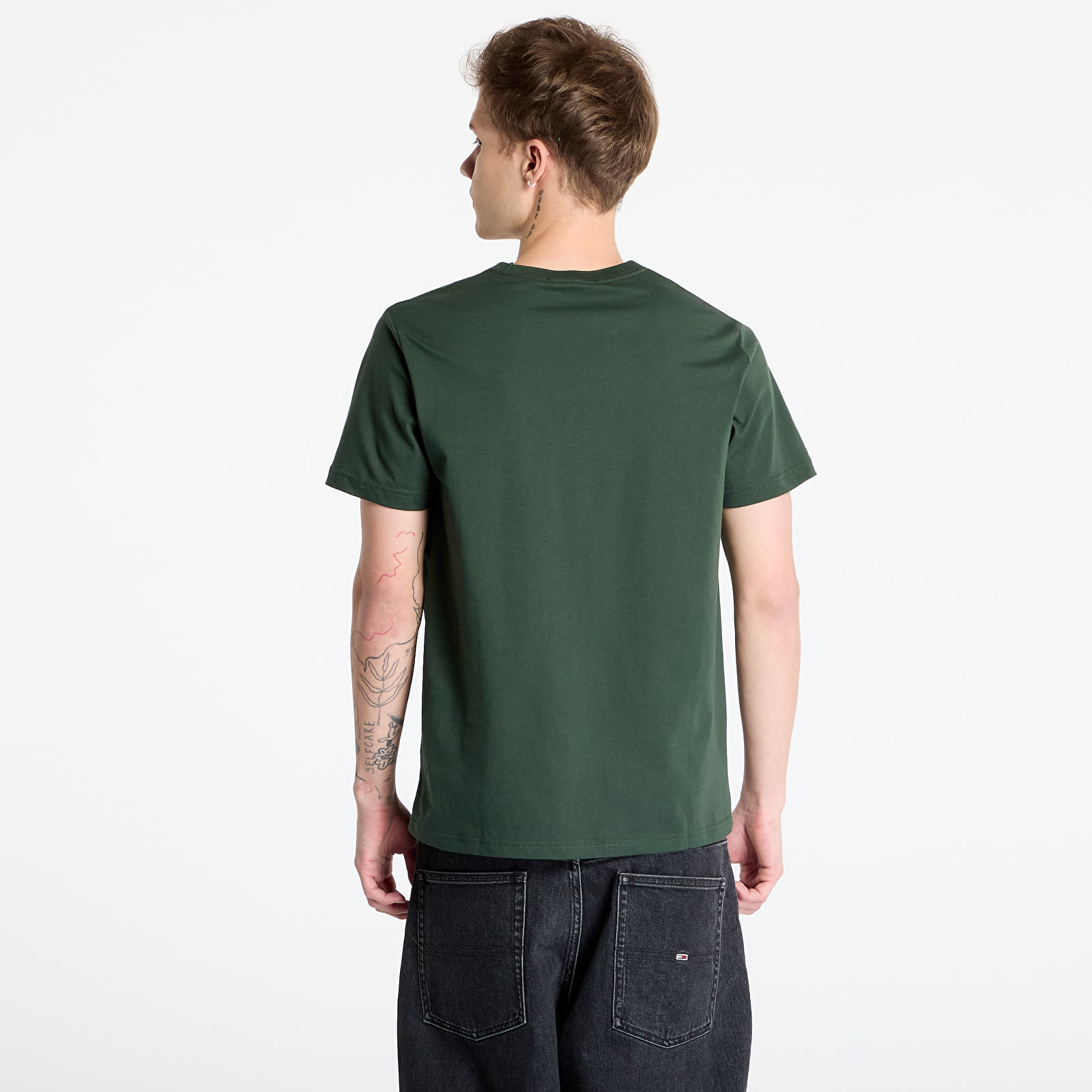 Men's T-shirts FRED PERRY Crew Neck T-Shirt Court Green