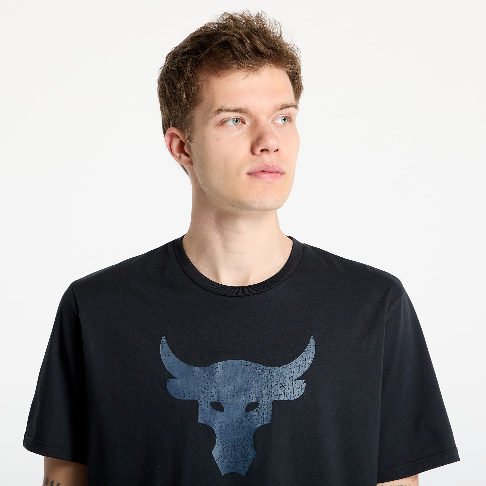 Men's T-shirts Under Armour Project Rock Brahma Bull Short Sleeve T-Shirt Black
