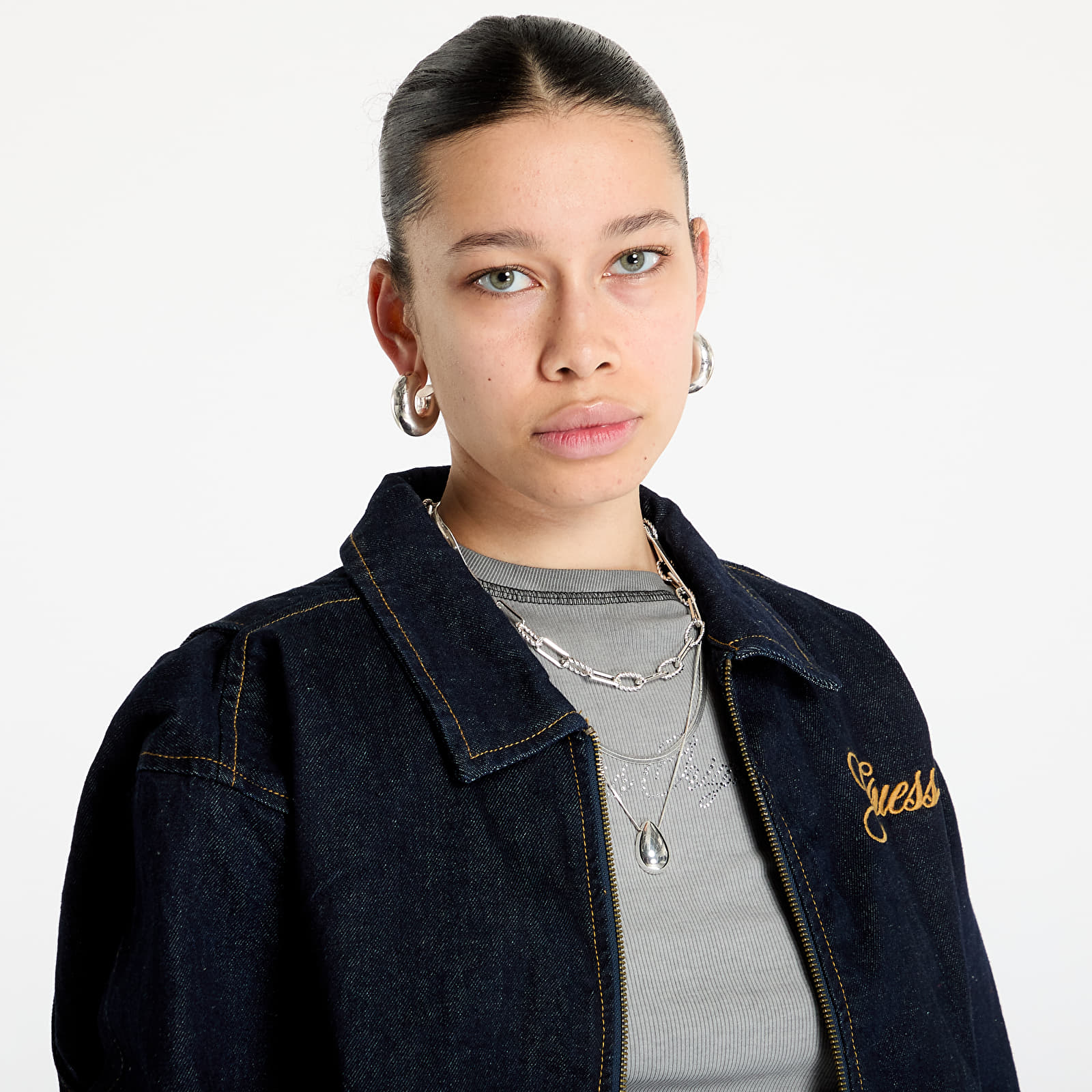 Joped Guess Originals Denim Bomber Original Dark Rinse