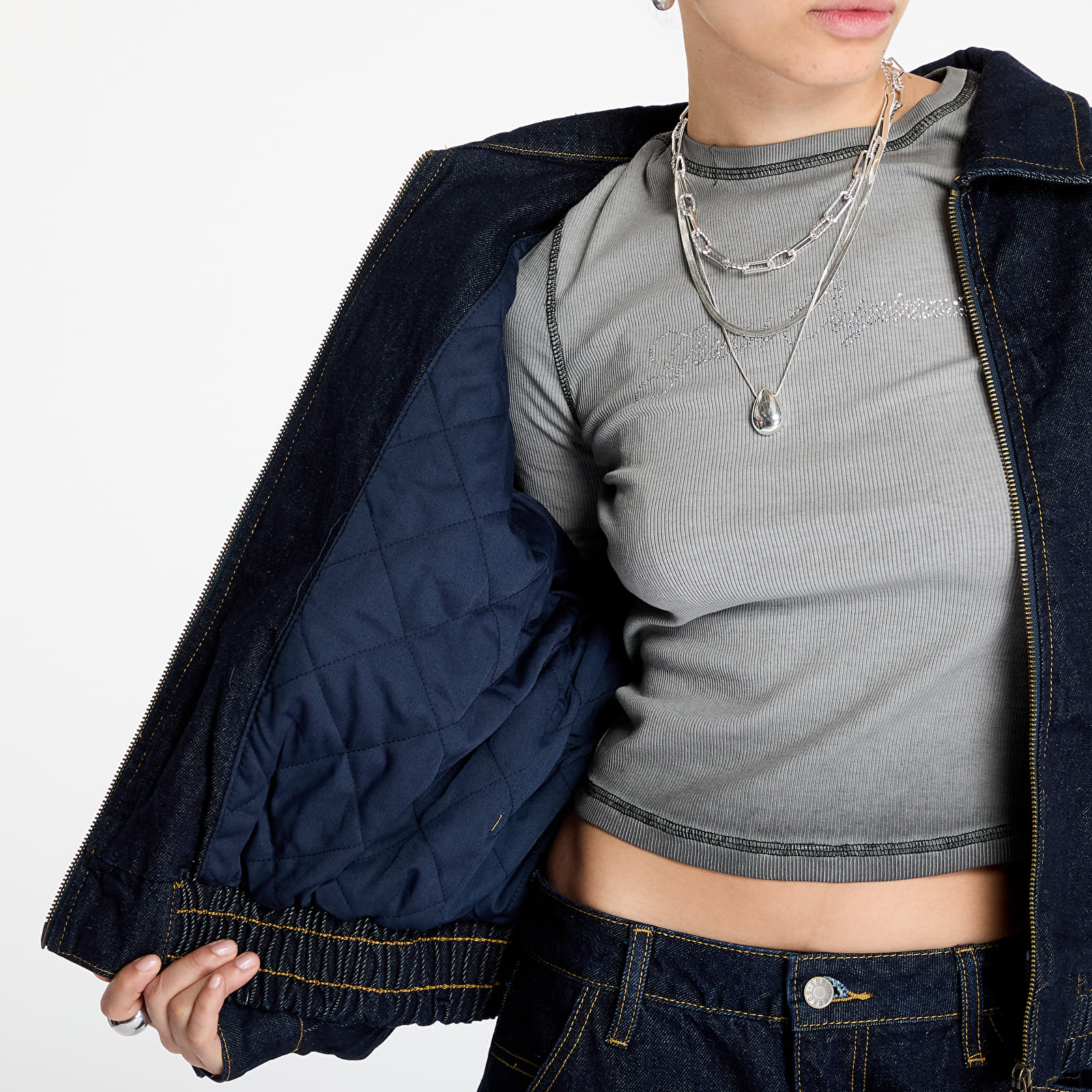 Joped Guess Originals Denim Bomber Original Dark Rinse
