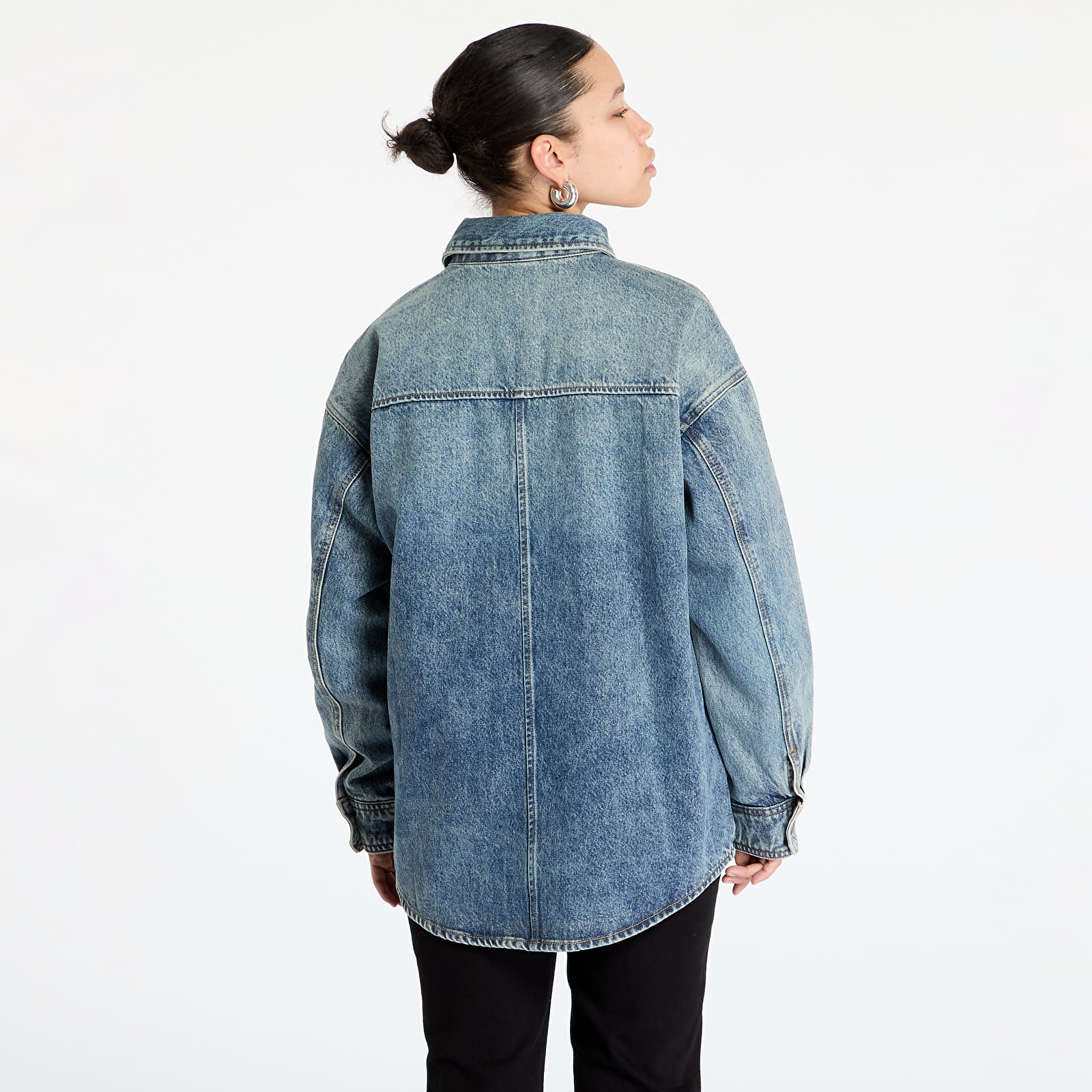 Hemden Guess Originals Carpenter Oversize Shirt Go Lt Vintage Tinted