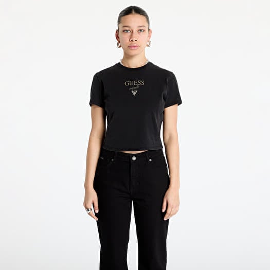 T-shirt Guess Originals Vintage Baker Baby Tee Jet Black Multi