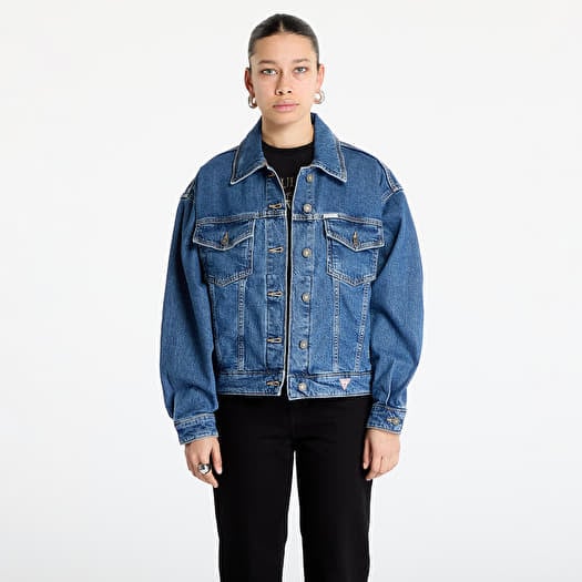 Jacket Guess JEANS Oversize Trucker Jacket Gj Medium Wash