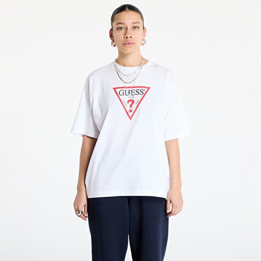 T-shirt Guess JEANS Oversized Iconic Tee Pure White