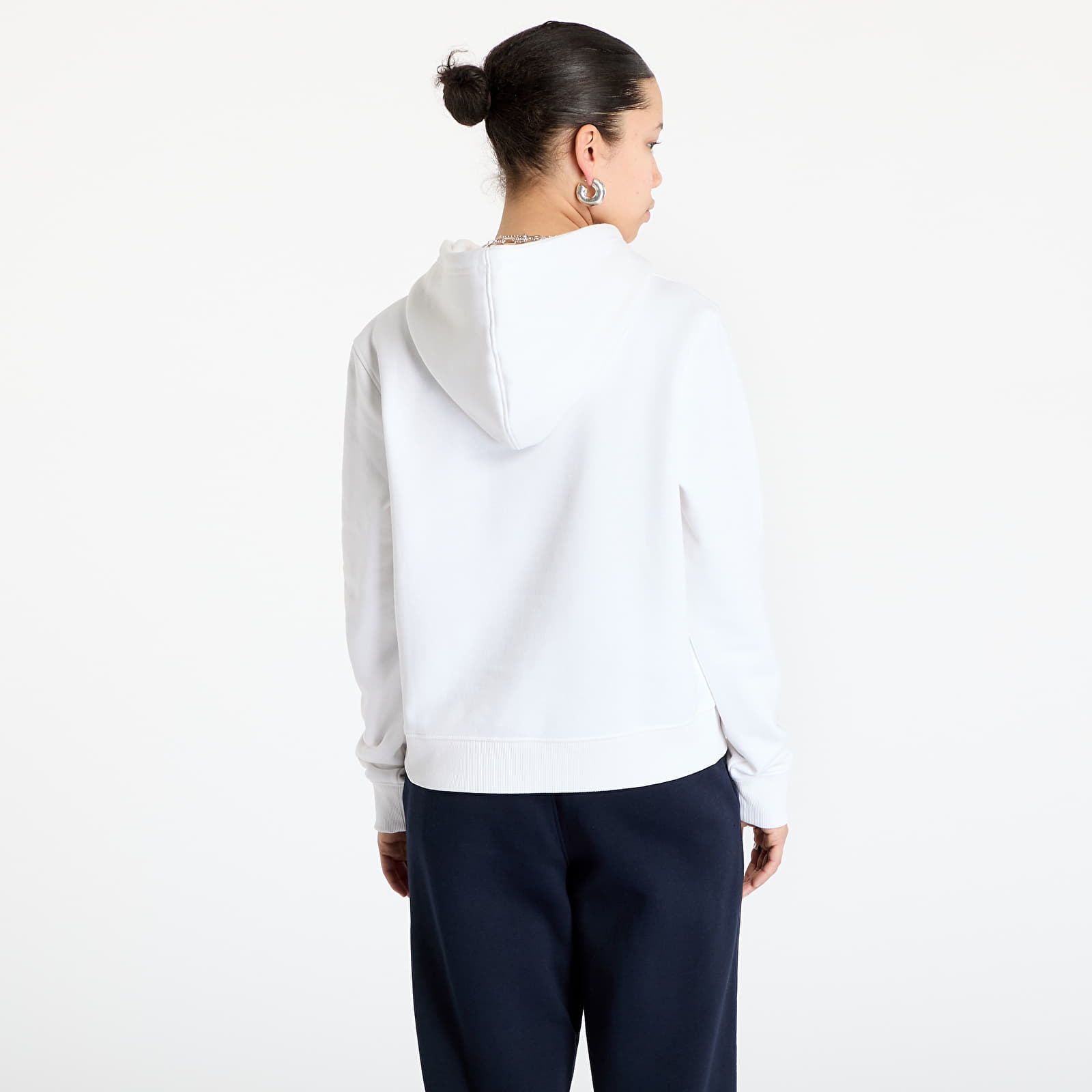 Sweatshirts Guess JEANS Hood Reg Mini Triang Sweat Pure White