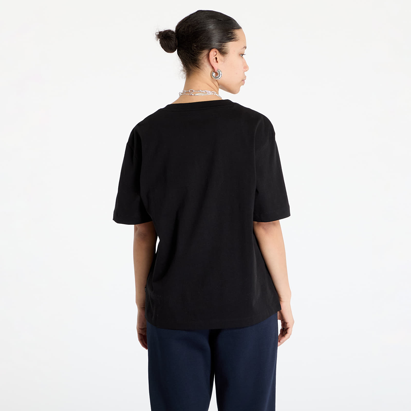 T-särgid Guess JEANS Oversized Iconic Tee Jet Black A996