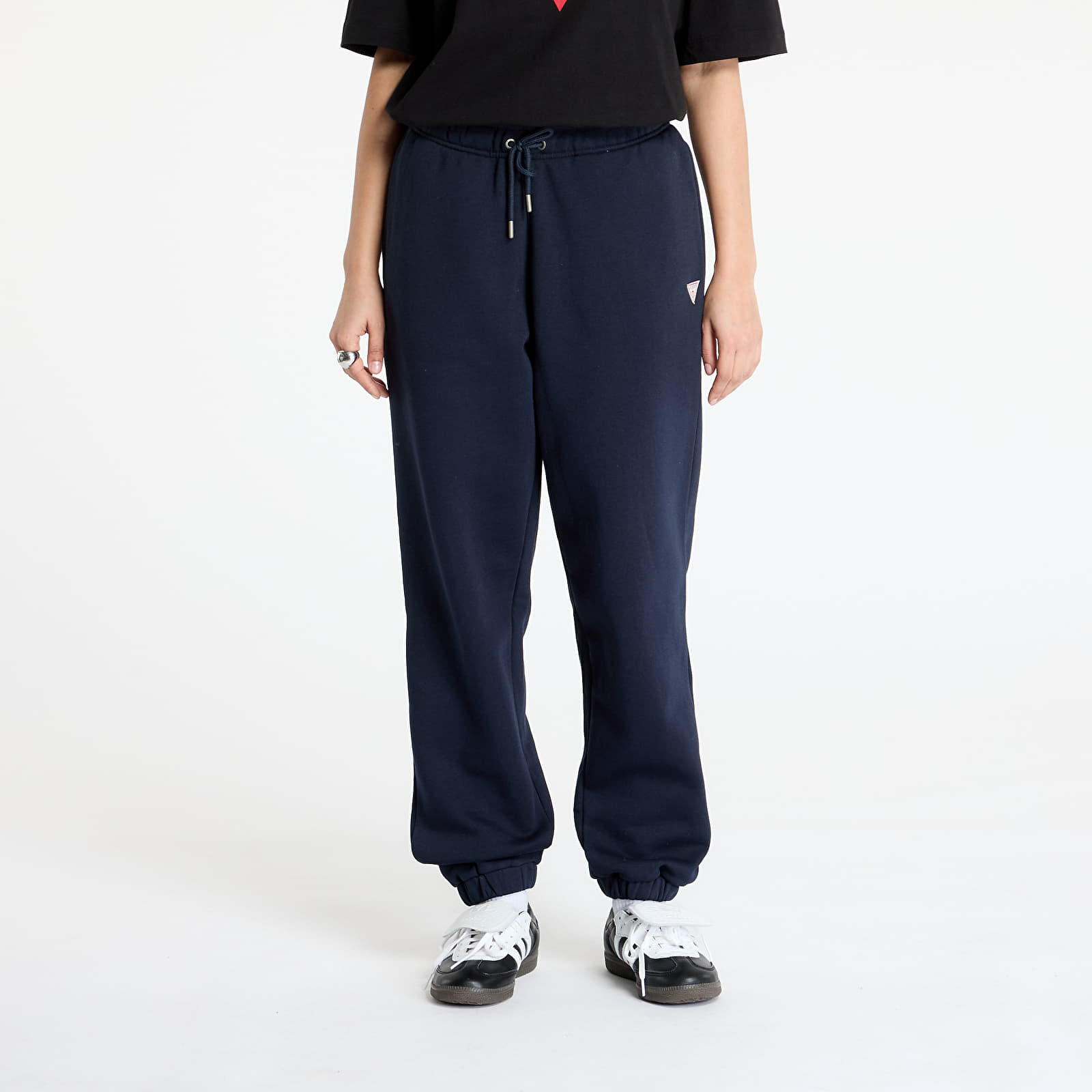 Joggingbukser Guess JEANS Triangle Label Jogger Daring Ocean