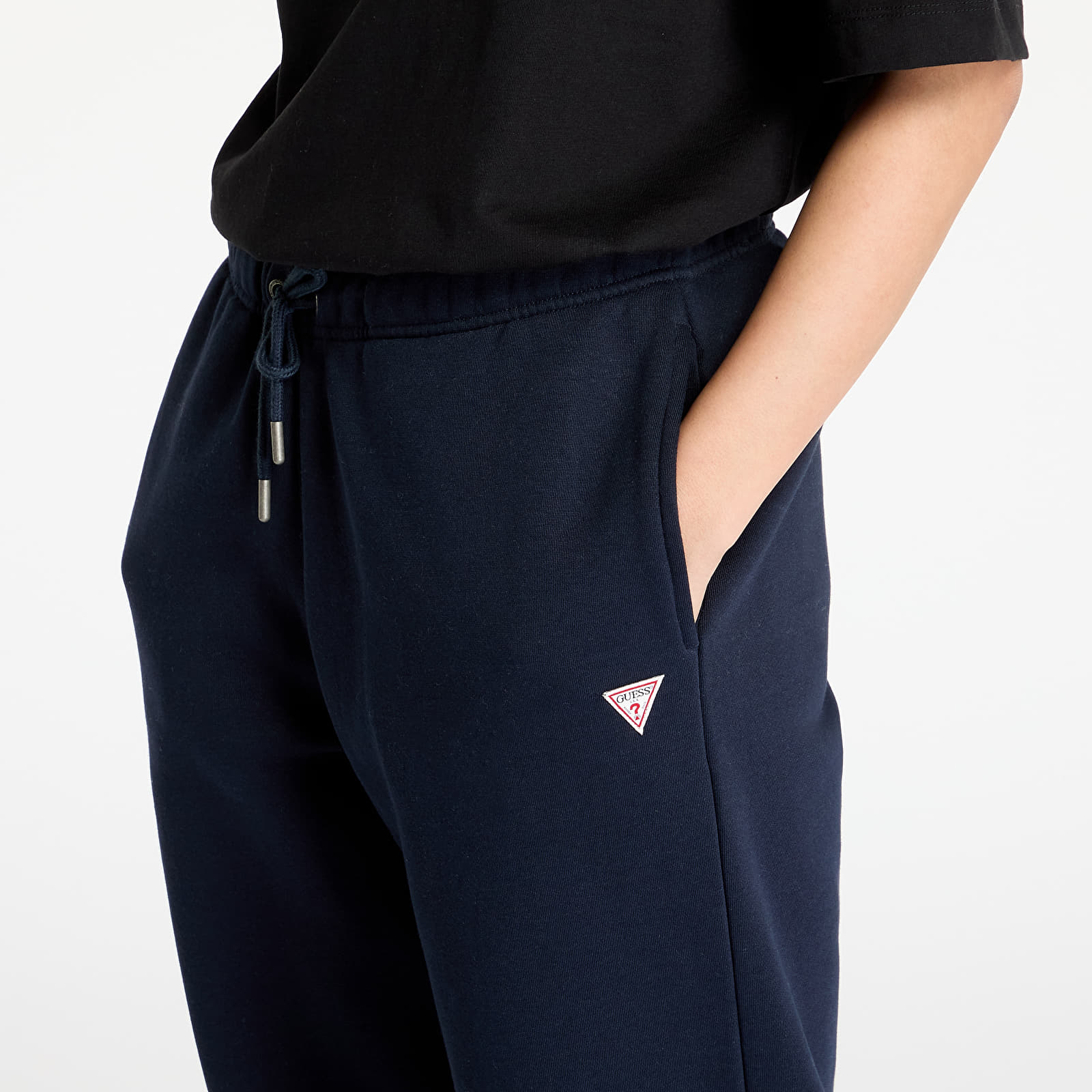Joggingbukser Guess JEANS Triangle Label Jogger Daring Ocean