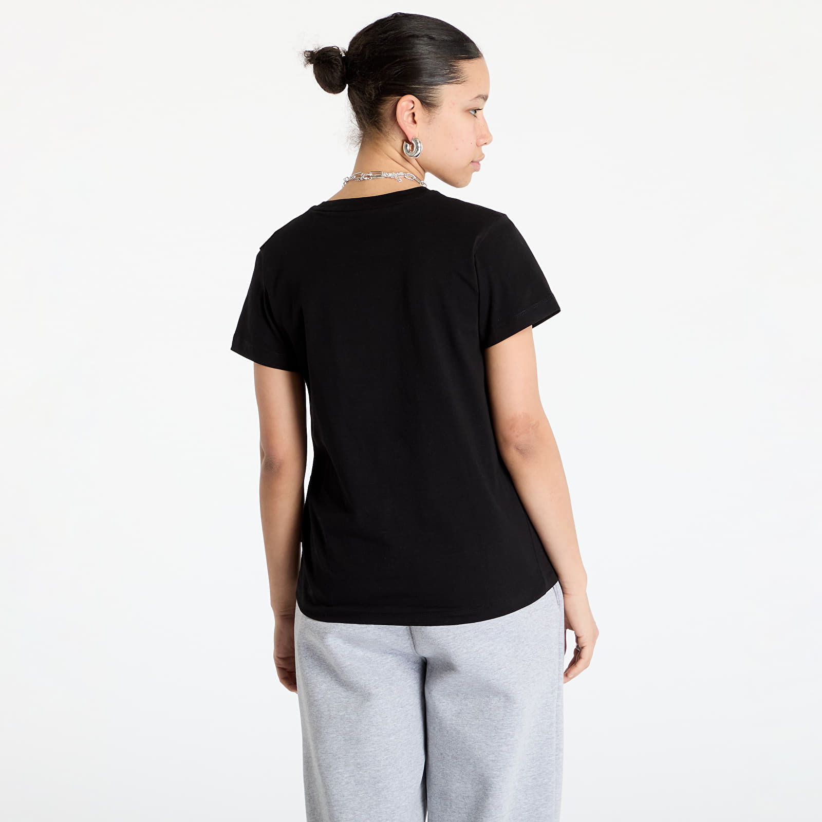 T-shirts Guess JEANS Classic Mini Triangle Tee  Jet Black A996