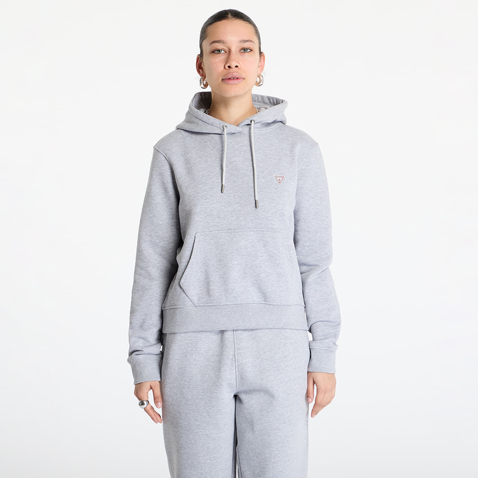 Sweatshirt Hood Reg Mini Triang Sweat L - Guess Jeans - Modalova