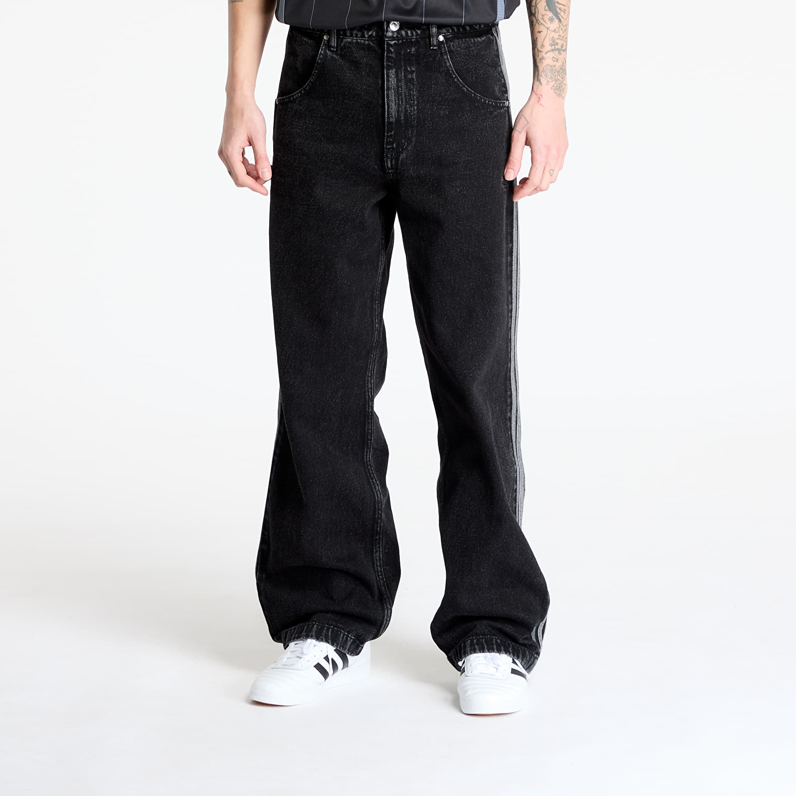 Pantalones adidas Firebird Adicolor Denim Pants True Black Denim