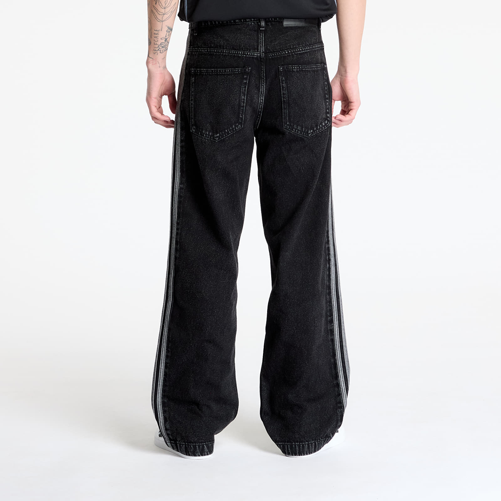 Pantalones adidas Firebird Adicolor Denim Pants True Black Denim