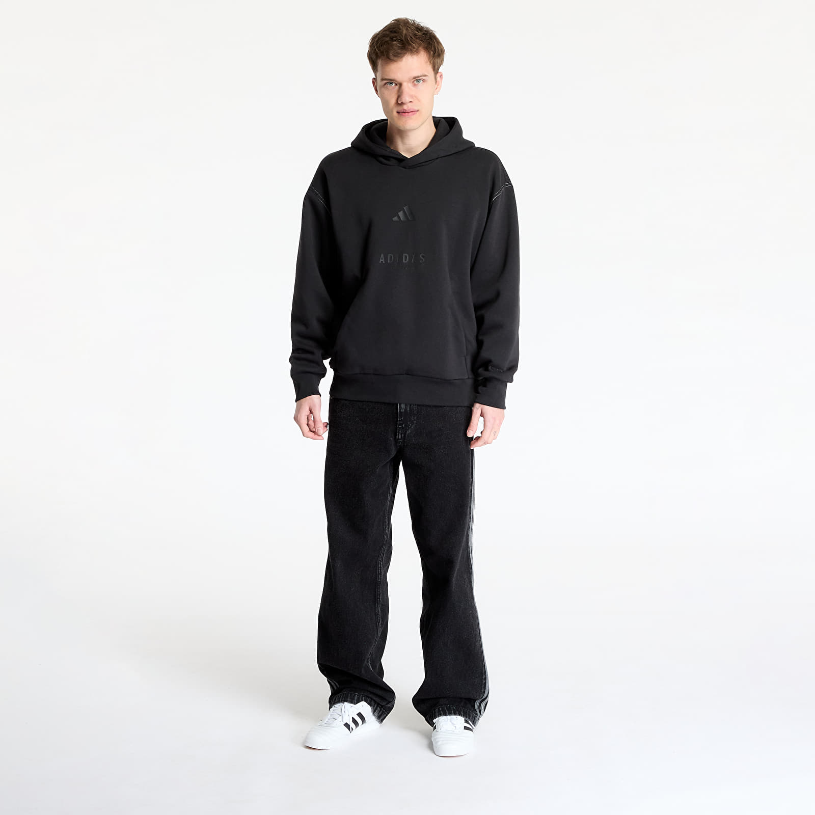 Men's sweatshirts adidas All Szn Graphic Hoodie Black/ Black/ Black
