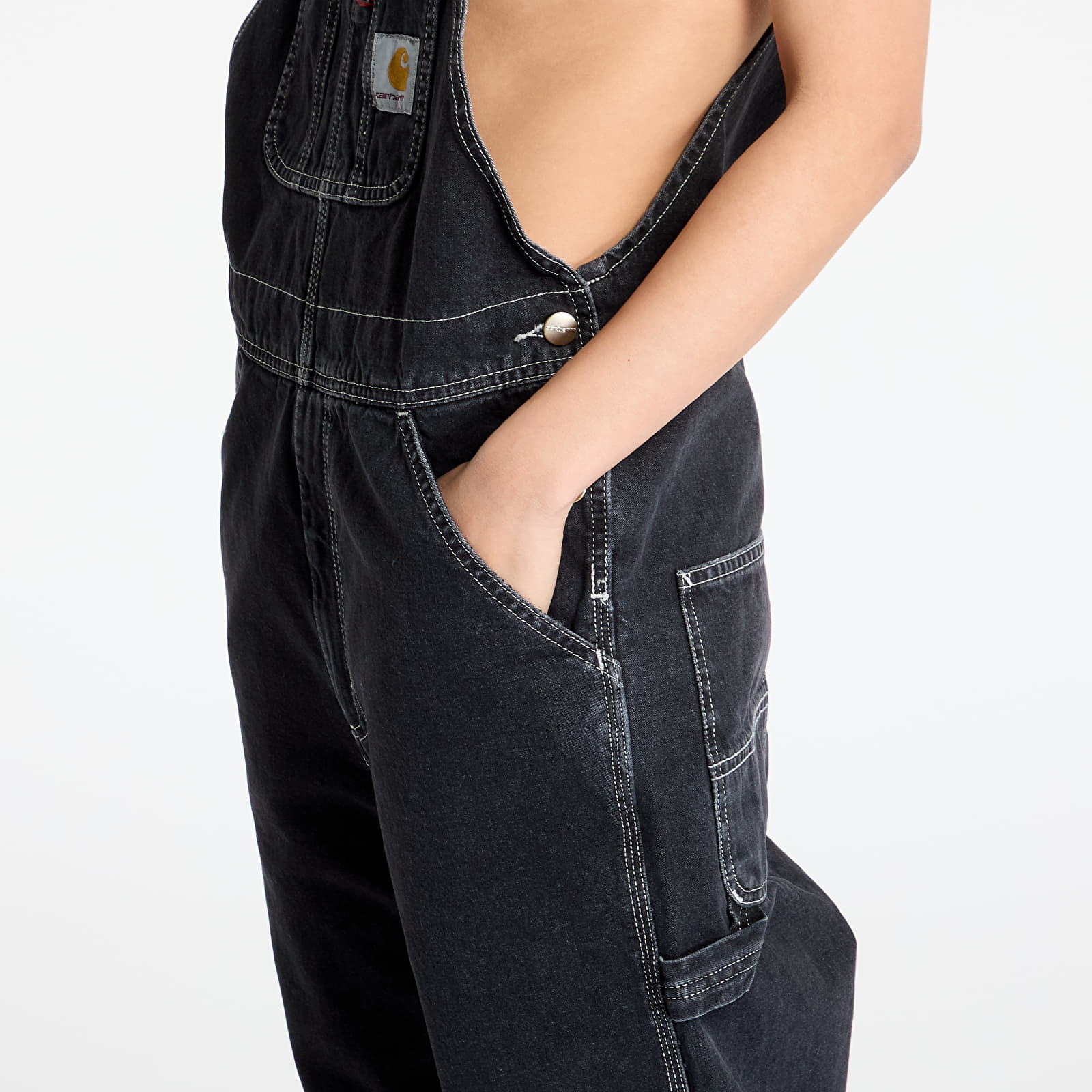 Men's trousers Carhartt WIP Bib Overall UNISEX Black Stone Washed