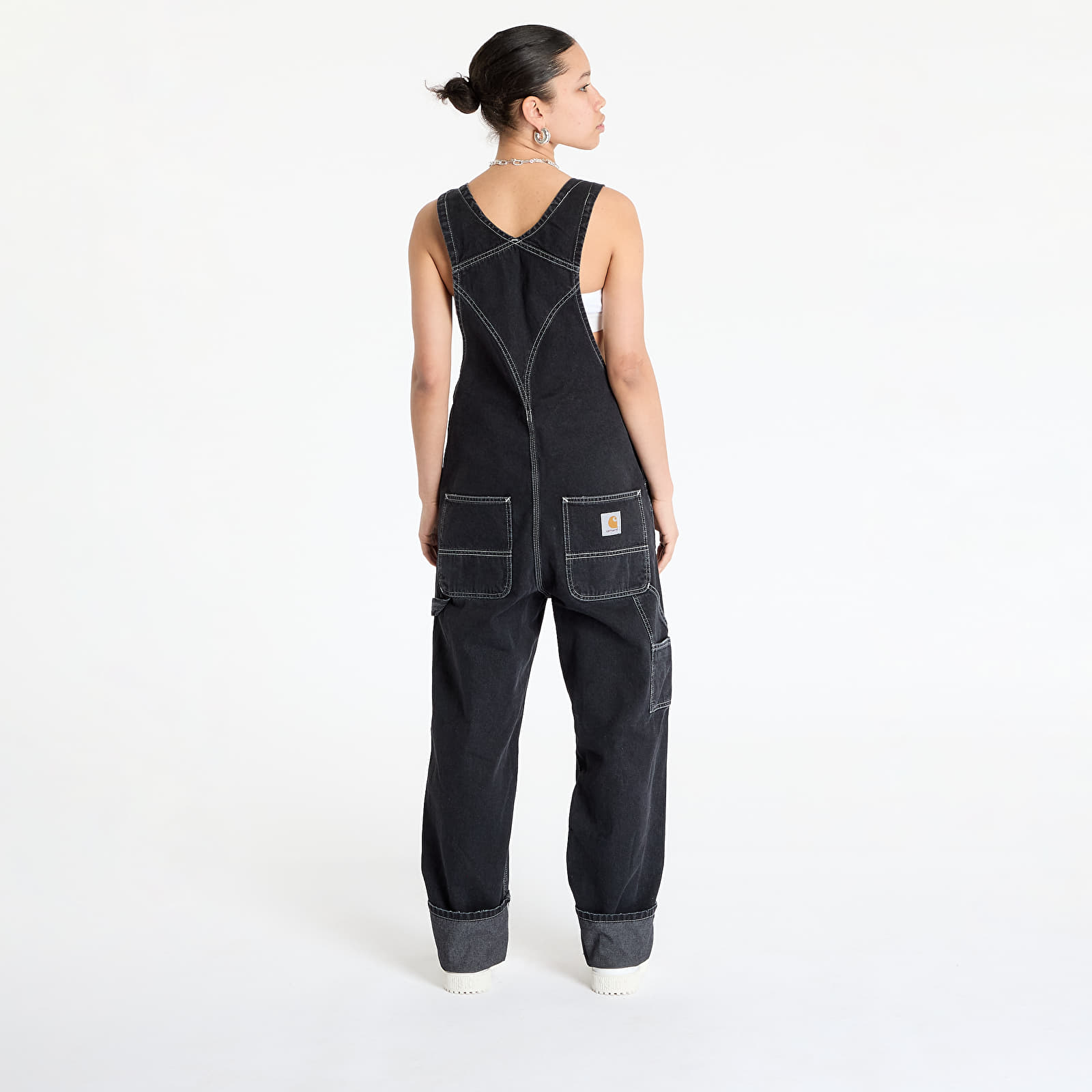 Men's trousers Carhartt WIP Bib Overall UNISEX Black Stone Washed